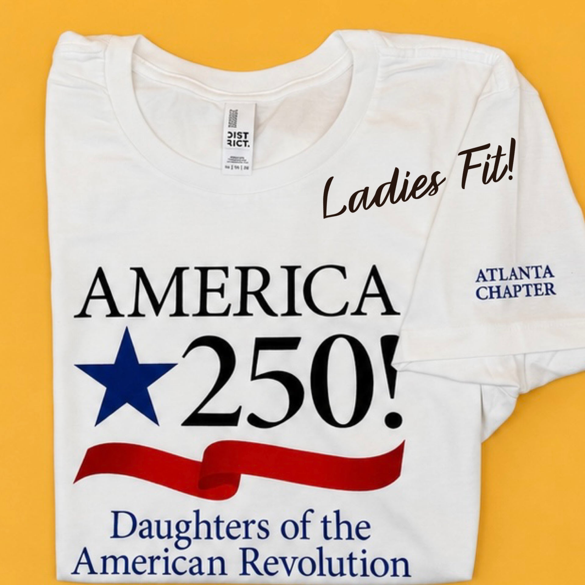 AMERICA 250th Anniversary Women's Tee Atlanta Chapter