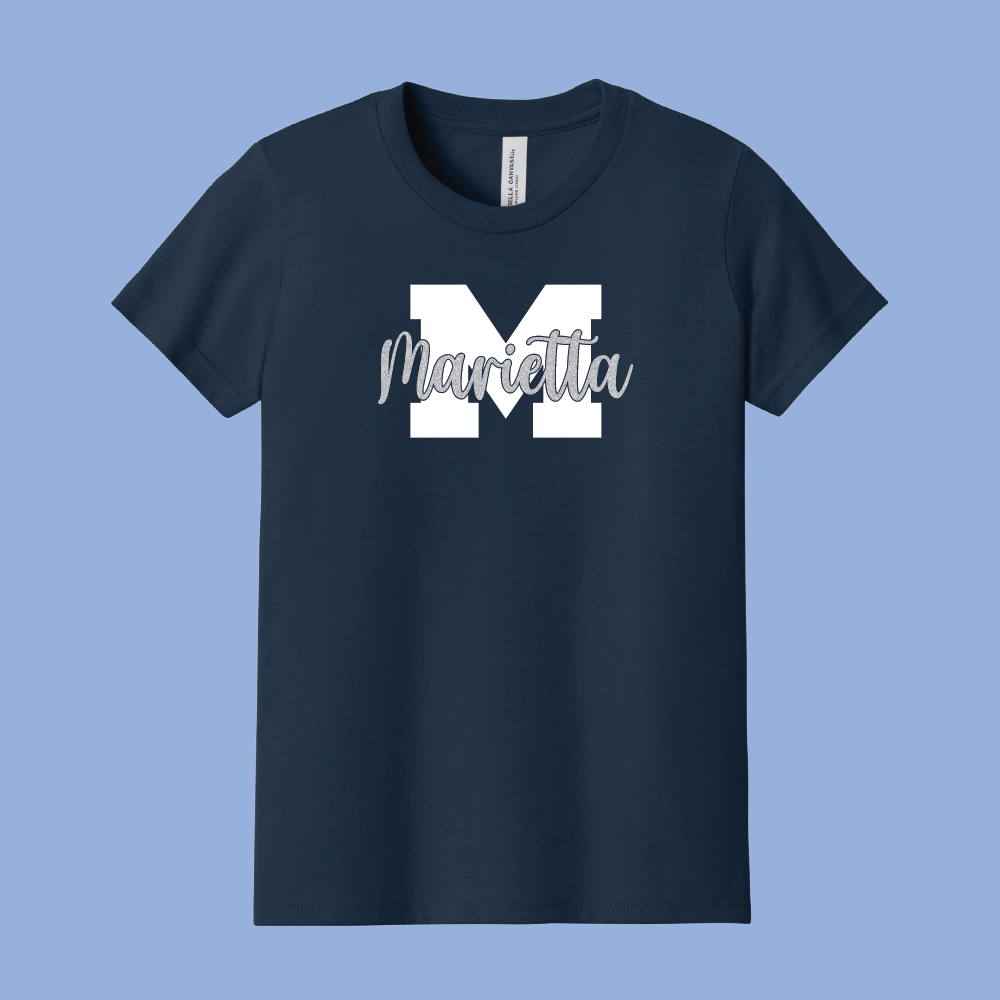 Girls' BELLA+CANVAS® Unisex Jersey Short Sleeve Tee. BC3001Y