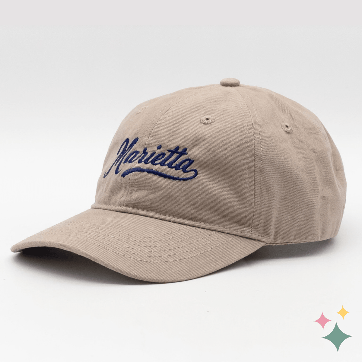 Marietta Embroidered Low-Profile Cap
