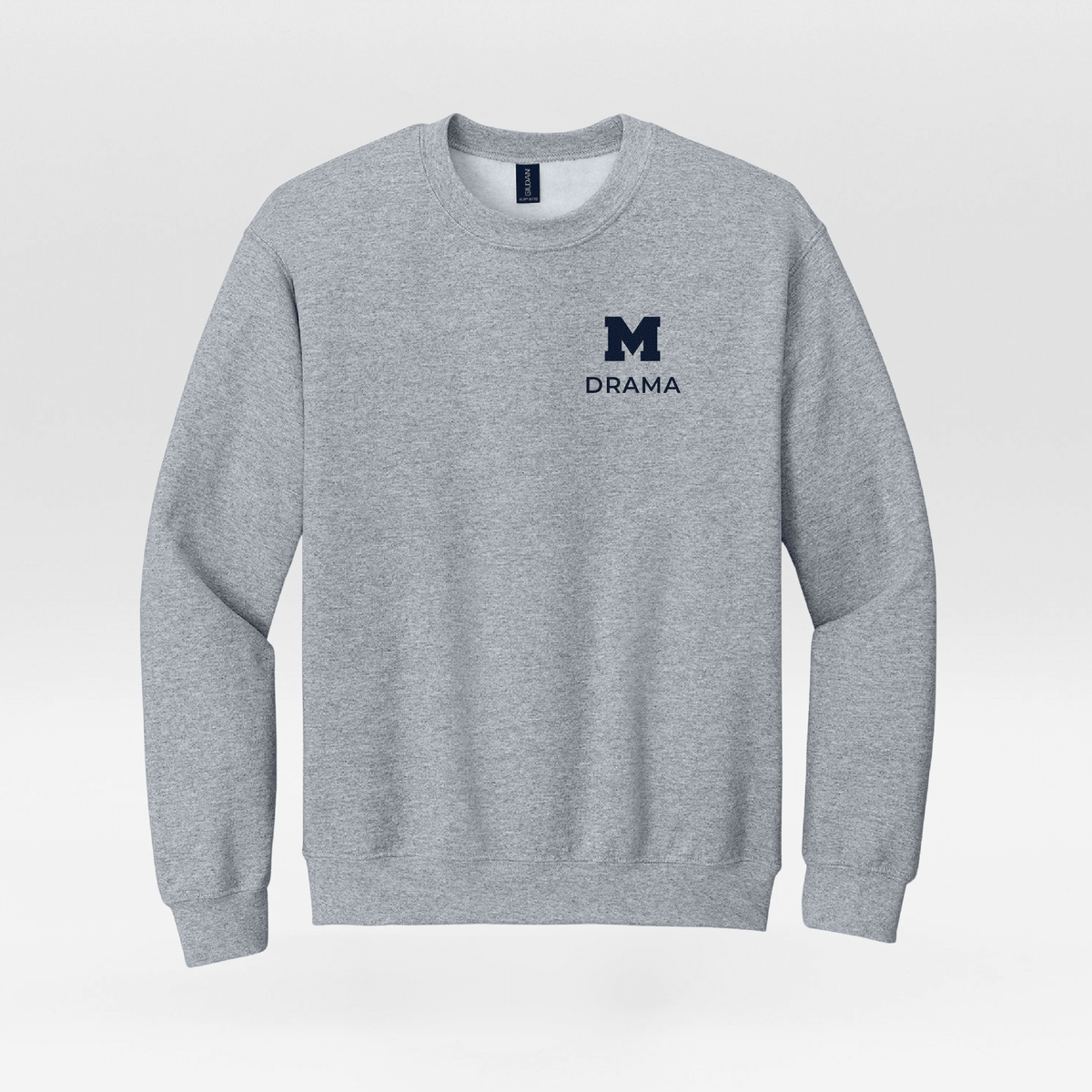 MHS Drama Embroidered Heavy Blend Crewneck Sweatshirt