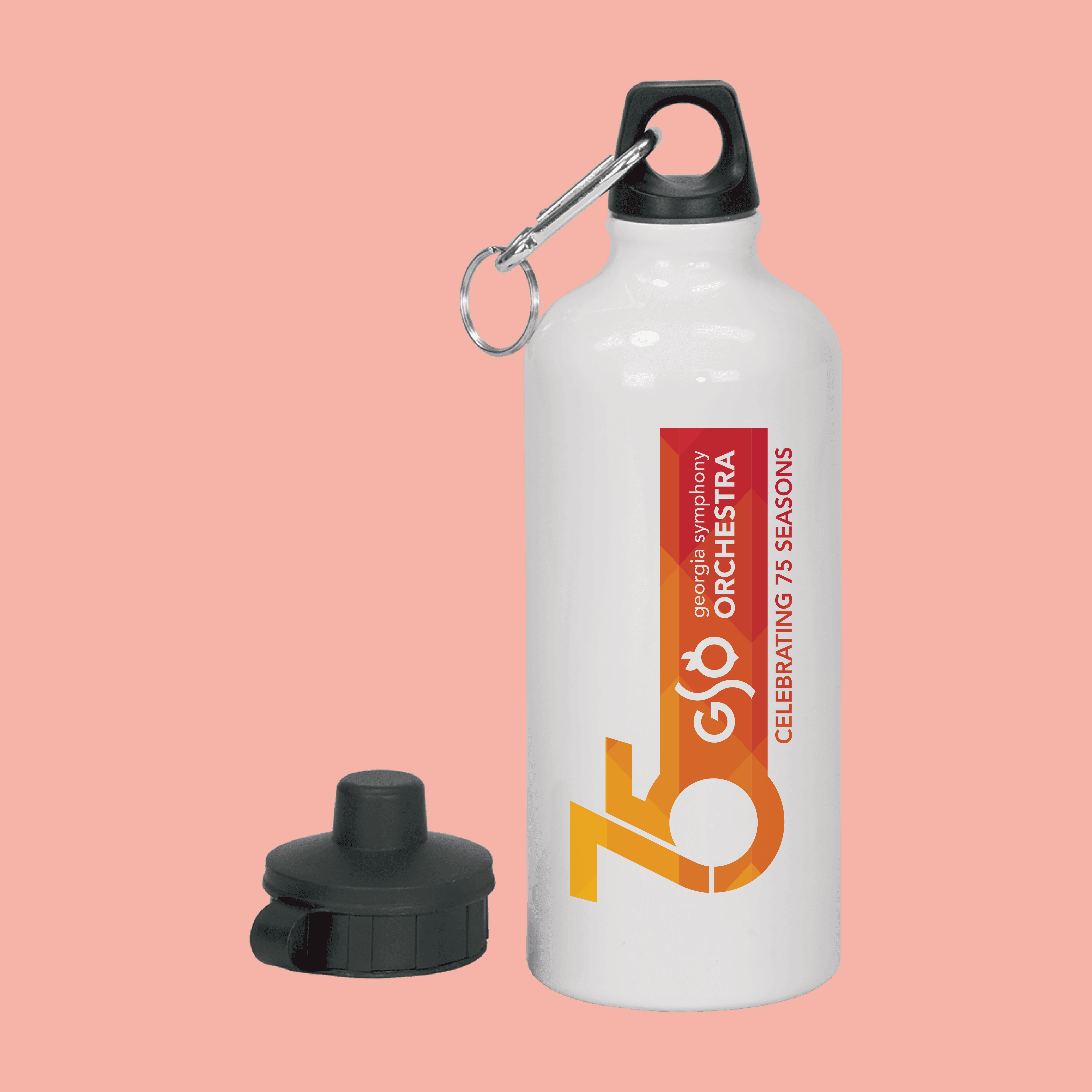GSO 75th Anniversary Aluminum Water Bottle, 20oz