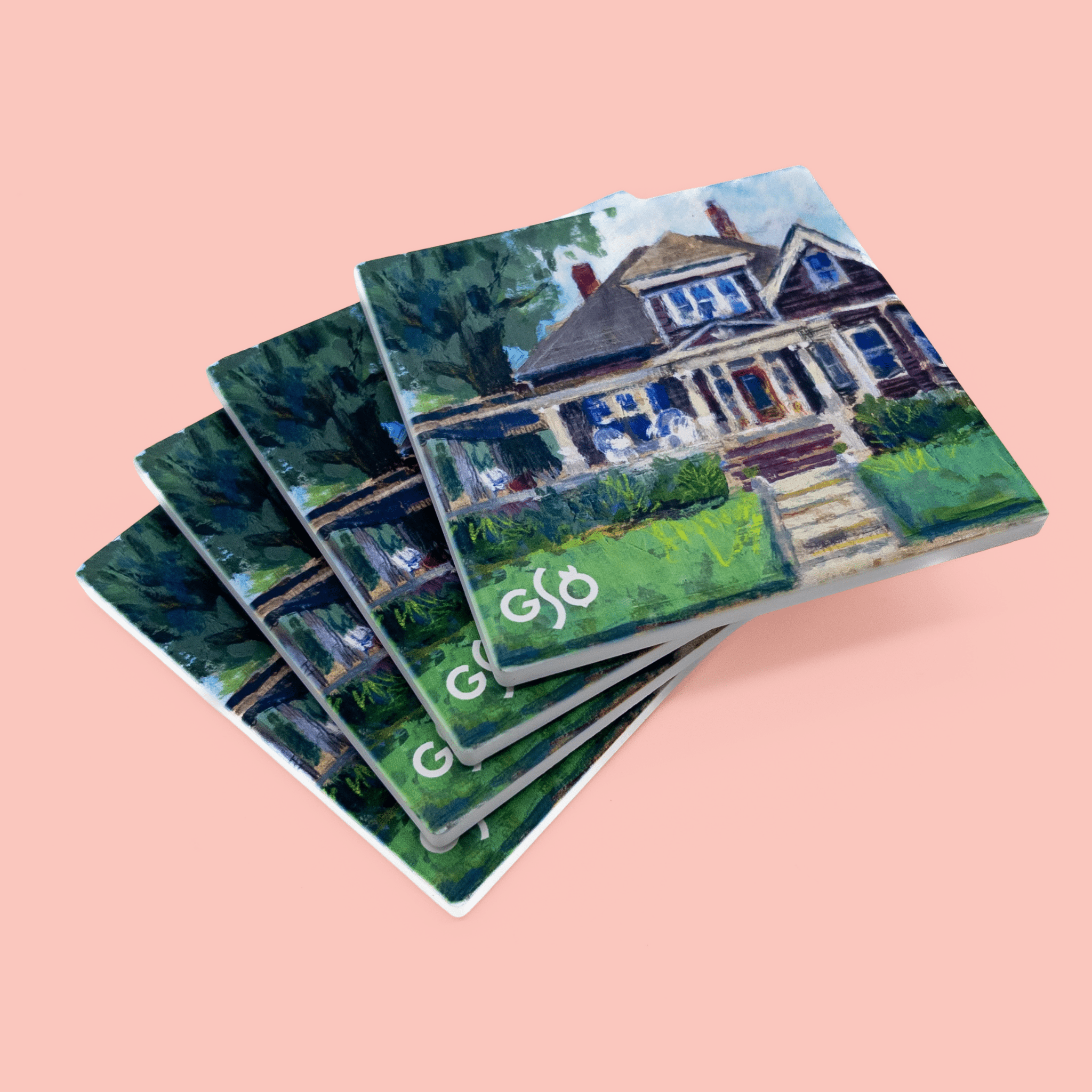 GSO "Moor House" Ceramic Coasters