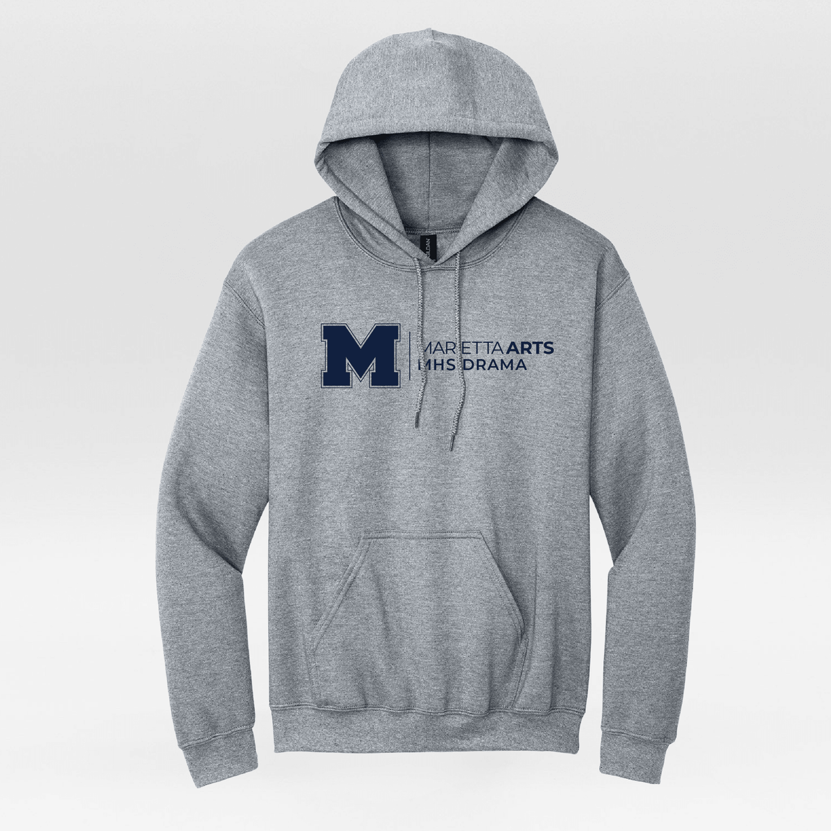 MHS Drama Printed Heavy Blend Hooded Sweatshirt 18500