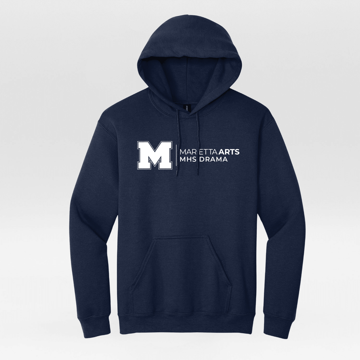 MHS Drama Printed Heavy Blend Hooded Sweatshirt 18500