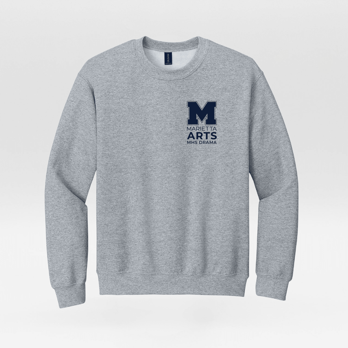 MHS Drama Printed Heavy Blend Crewneck Sweatshirt 18000