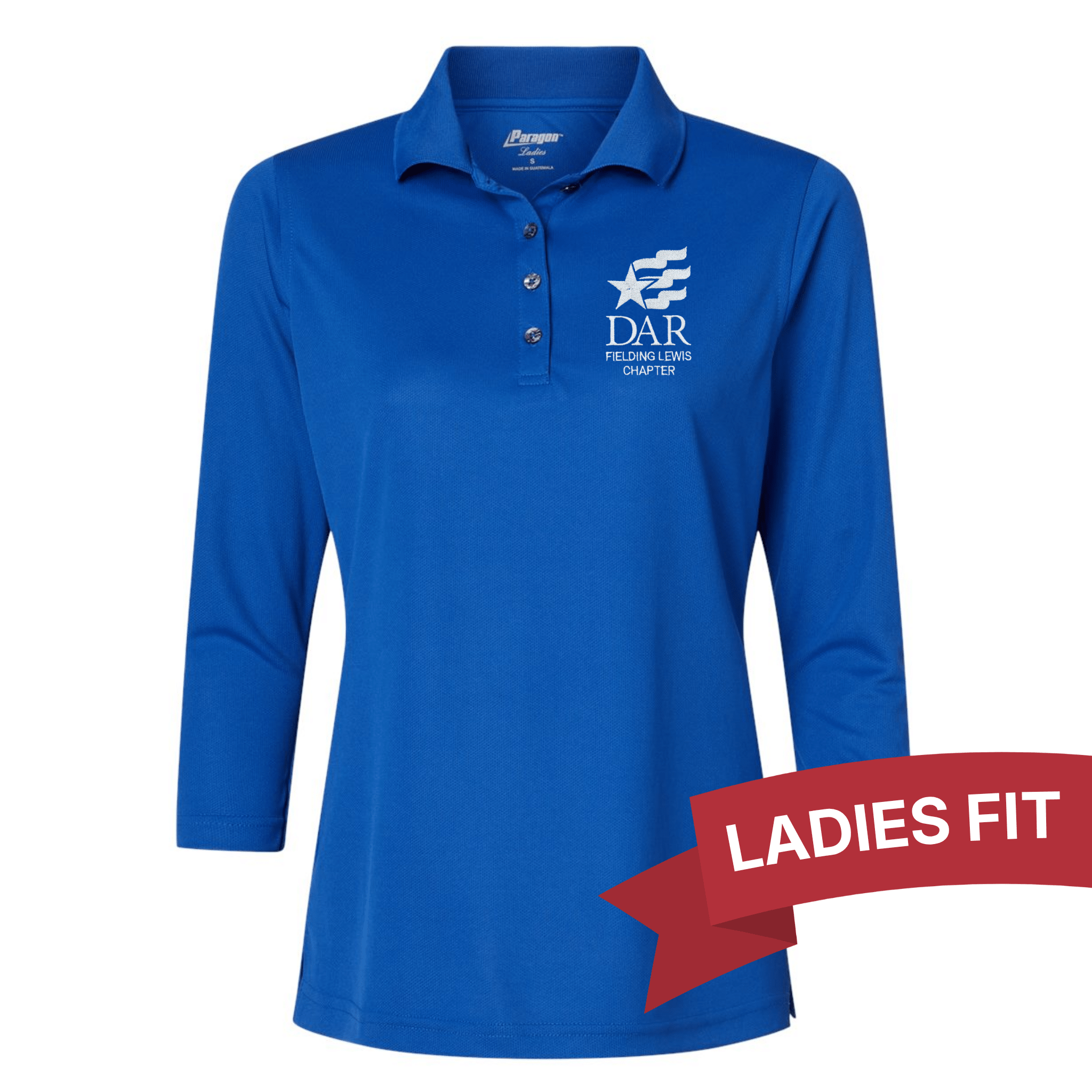 DAR Fielding Lewis Women’s 3/4-Sleeve Performance Polo