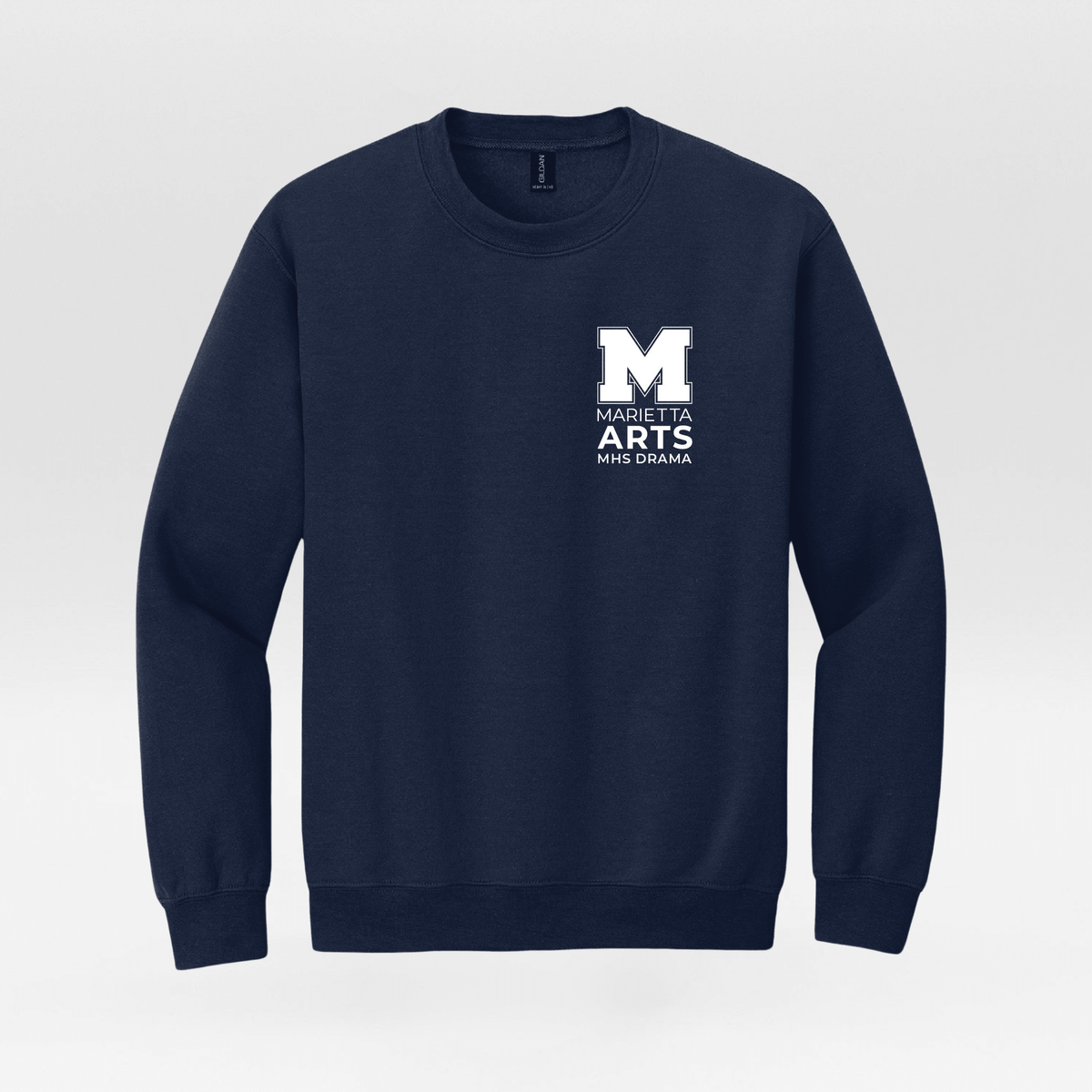 MHS Drama Printed Heavy Blend Crewneck Sweatshirt 18000