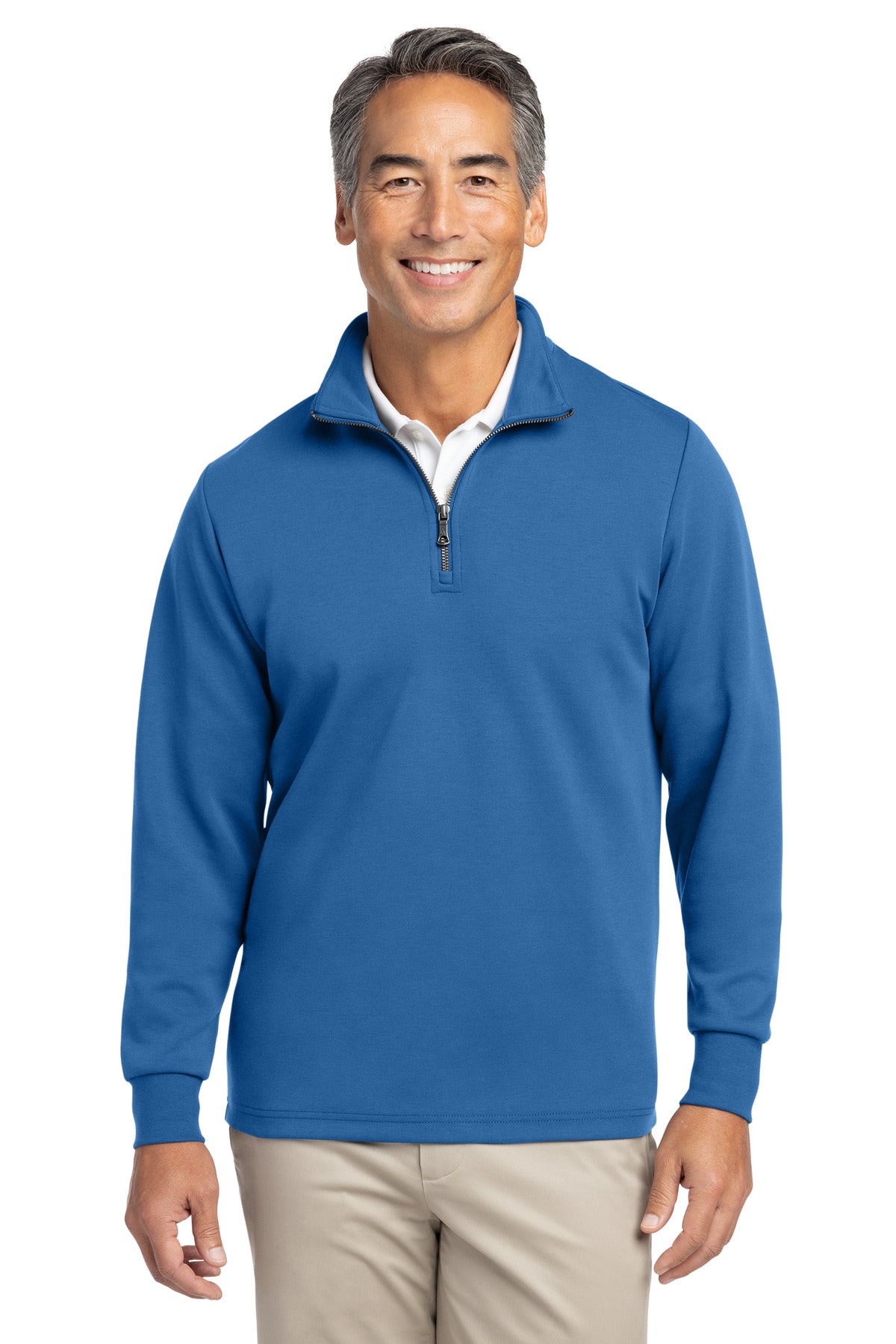 Brooks Brothers ®  Double-Knit 1/4-Zip BB18206