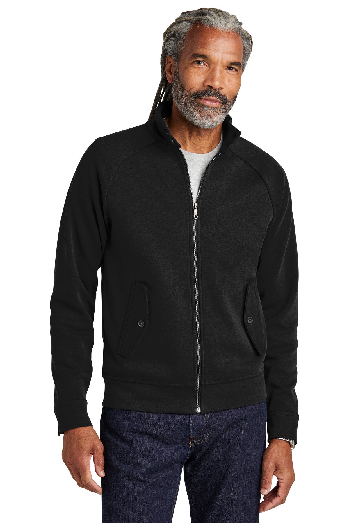 Double-Knit Full-Zip Jacket | Casual Comfort | Everyday Wear