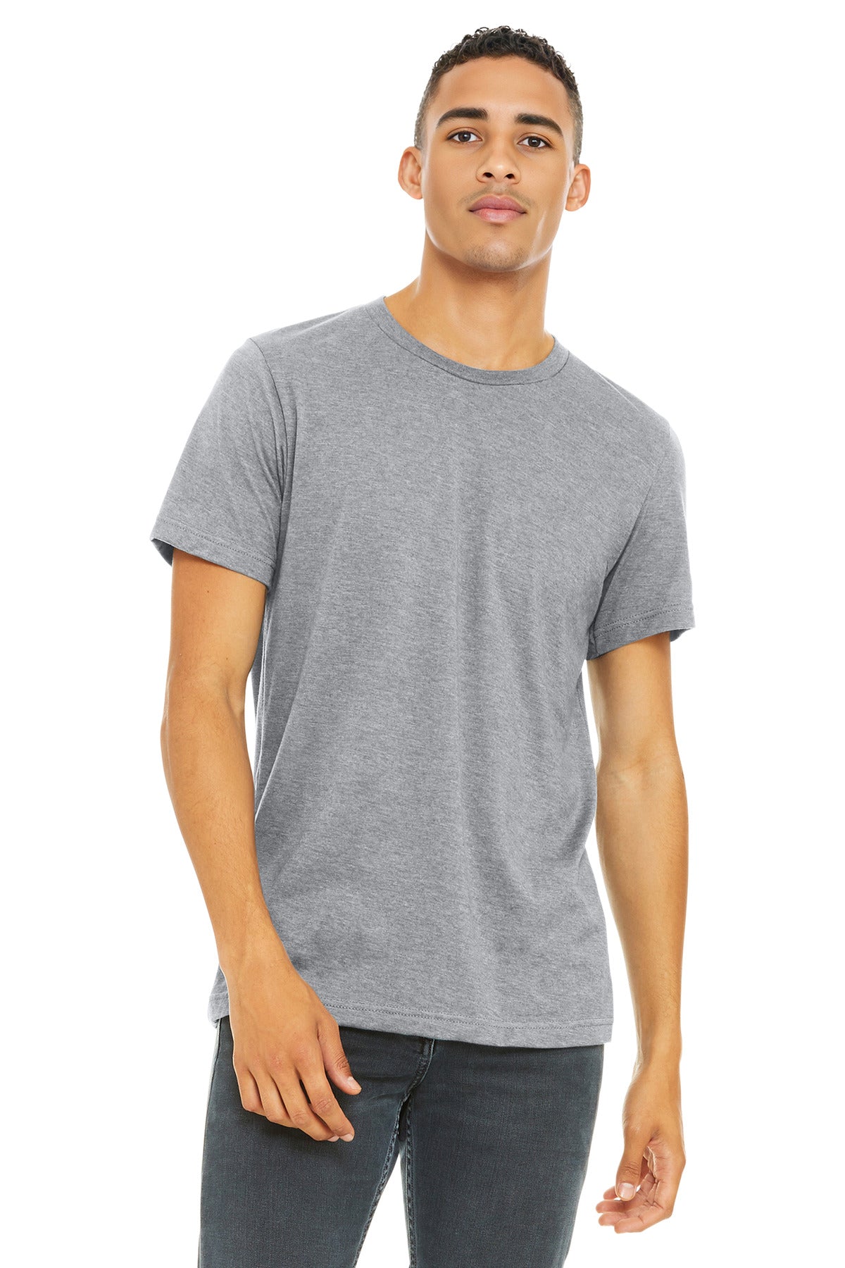 BELLA+CANVAS  ®  Unisex Heather CVC Short Sleeve Tee. BC3001CVC