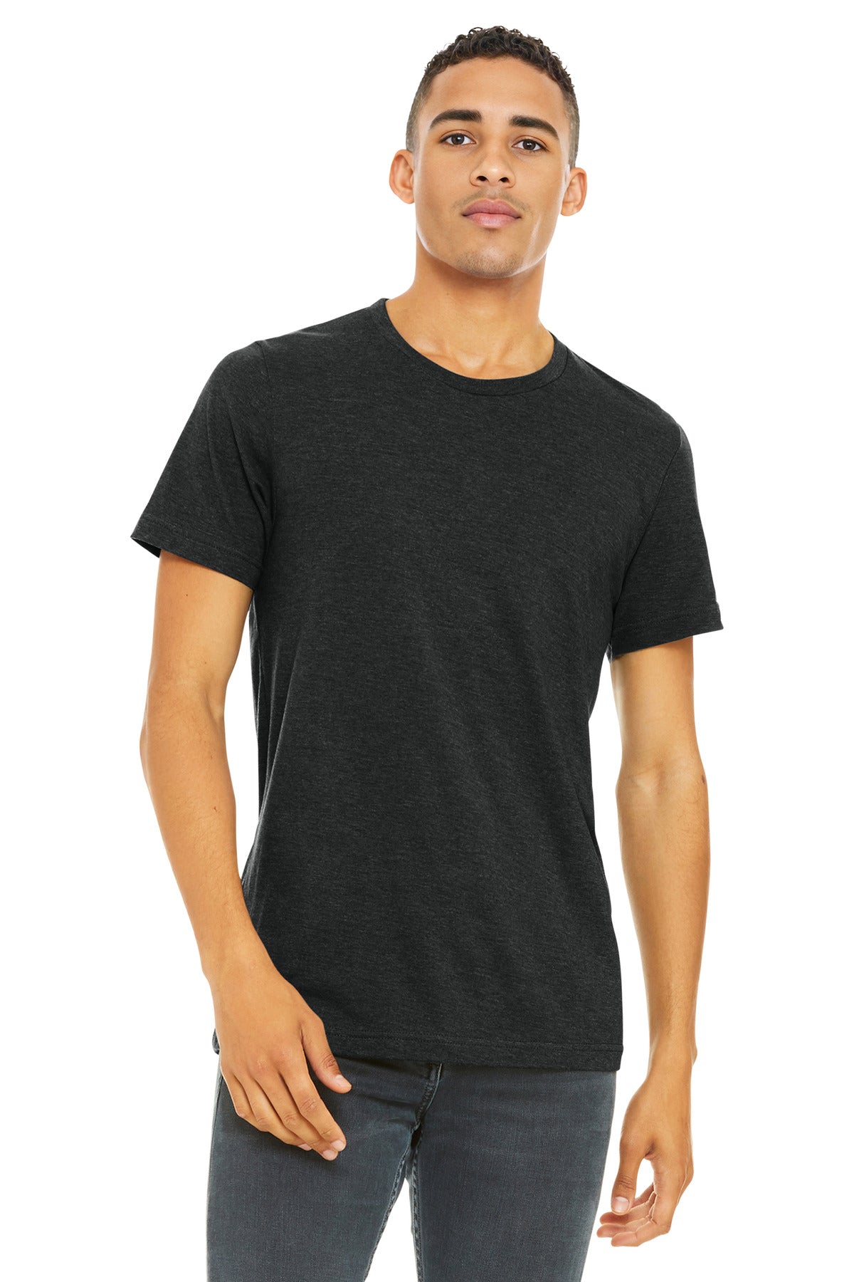 BELLA+CANVAS  ®  Unisex Heather CVC Short Sleeve Tee. BC3001CVC