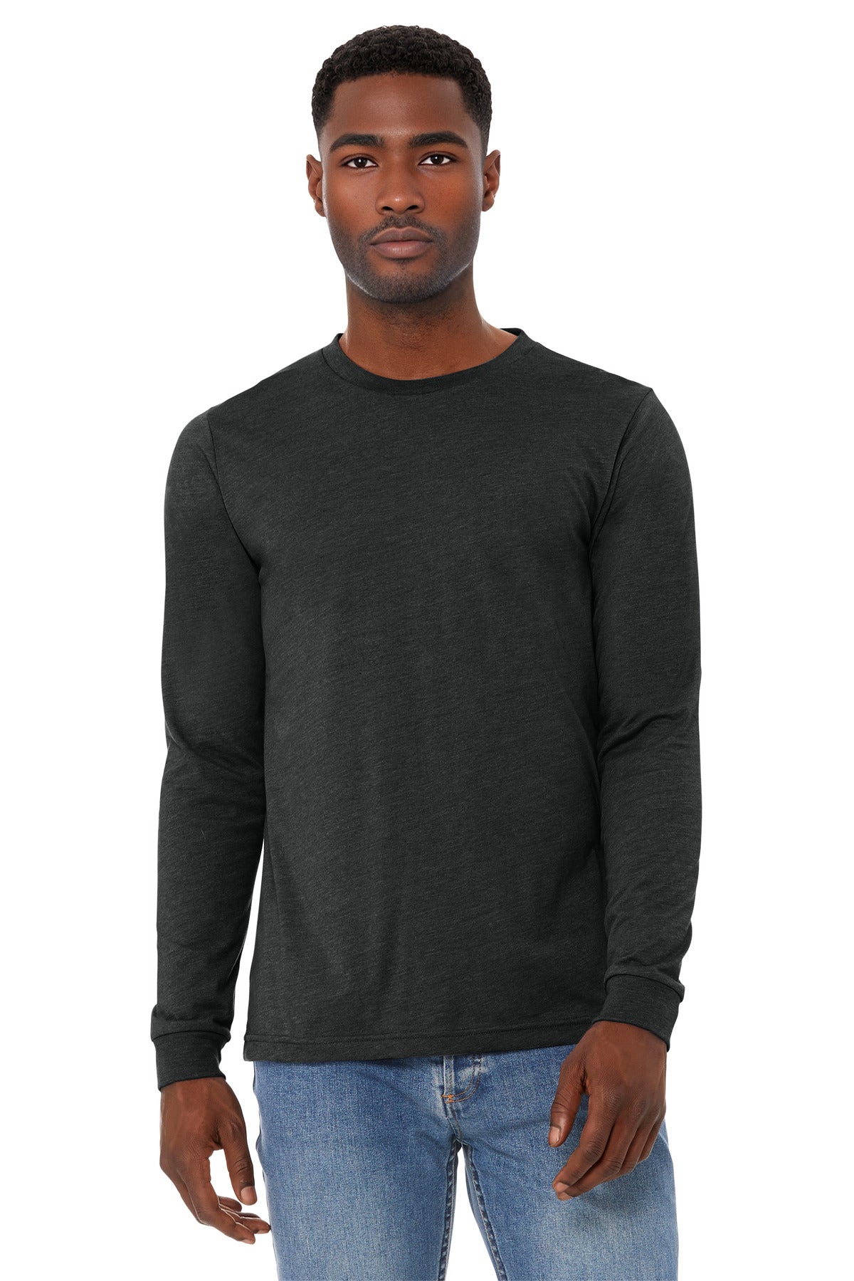 BELLA+CANVAS ®  Unisex Heather CVC Long Sleeve Tee BC3501CVC