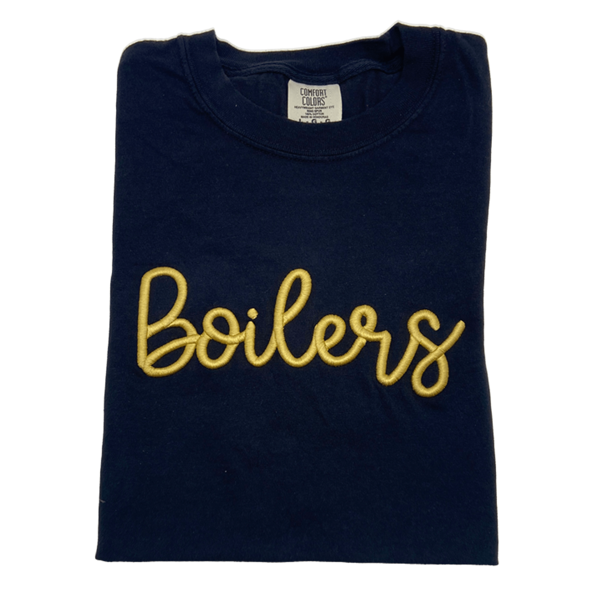 Custom Puffy Embroidery Comfort Colors Heavyweight Ring Spun Tee