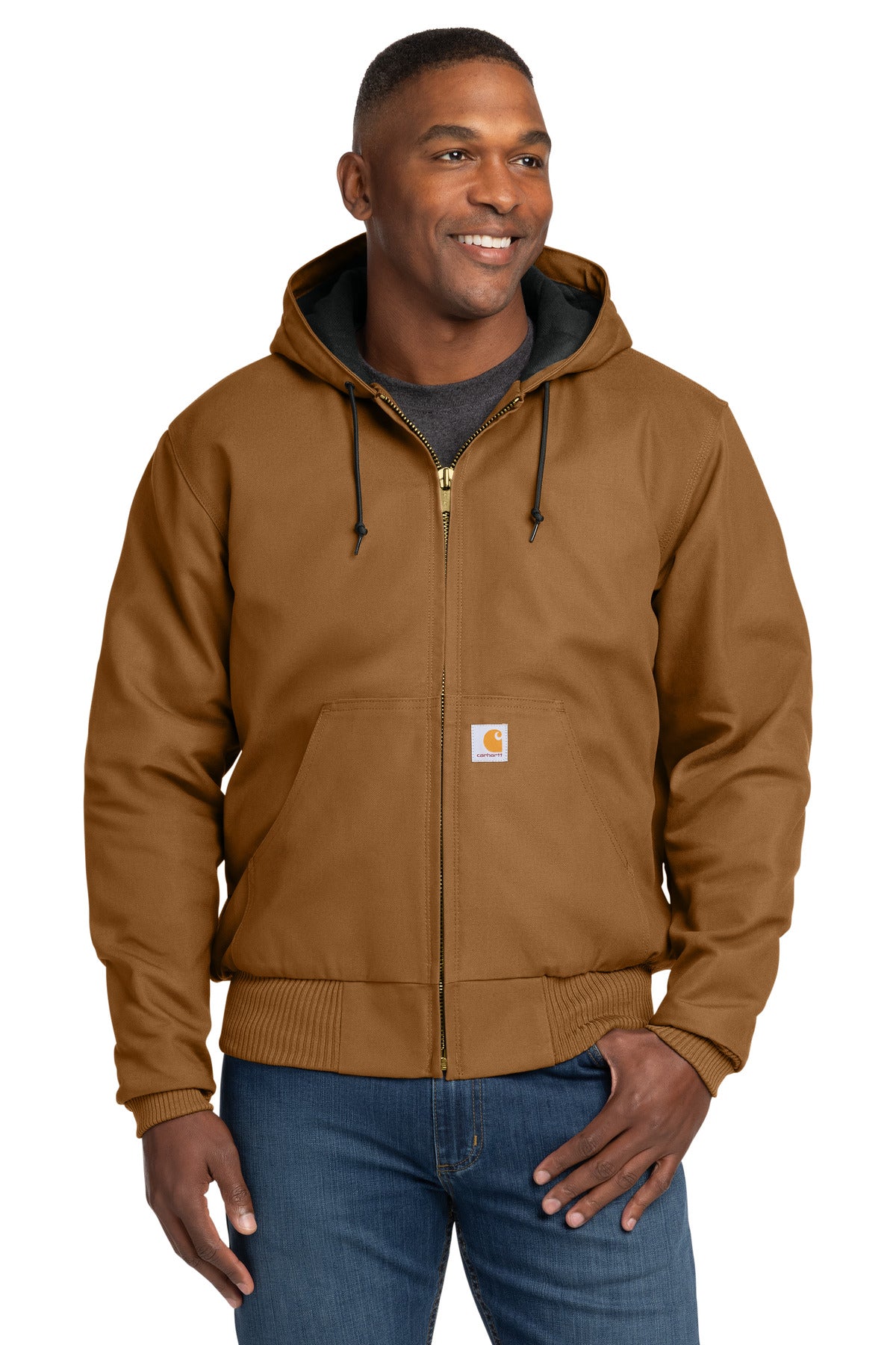 Carhartt  ®  Quilted-Flanne-Lined Duck Active Jac. CT106677