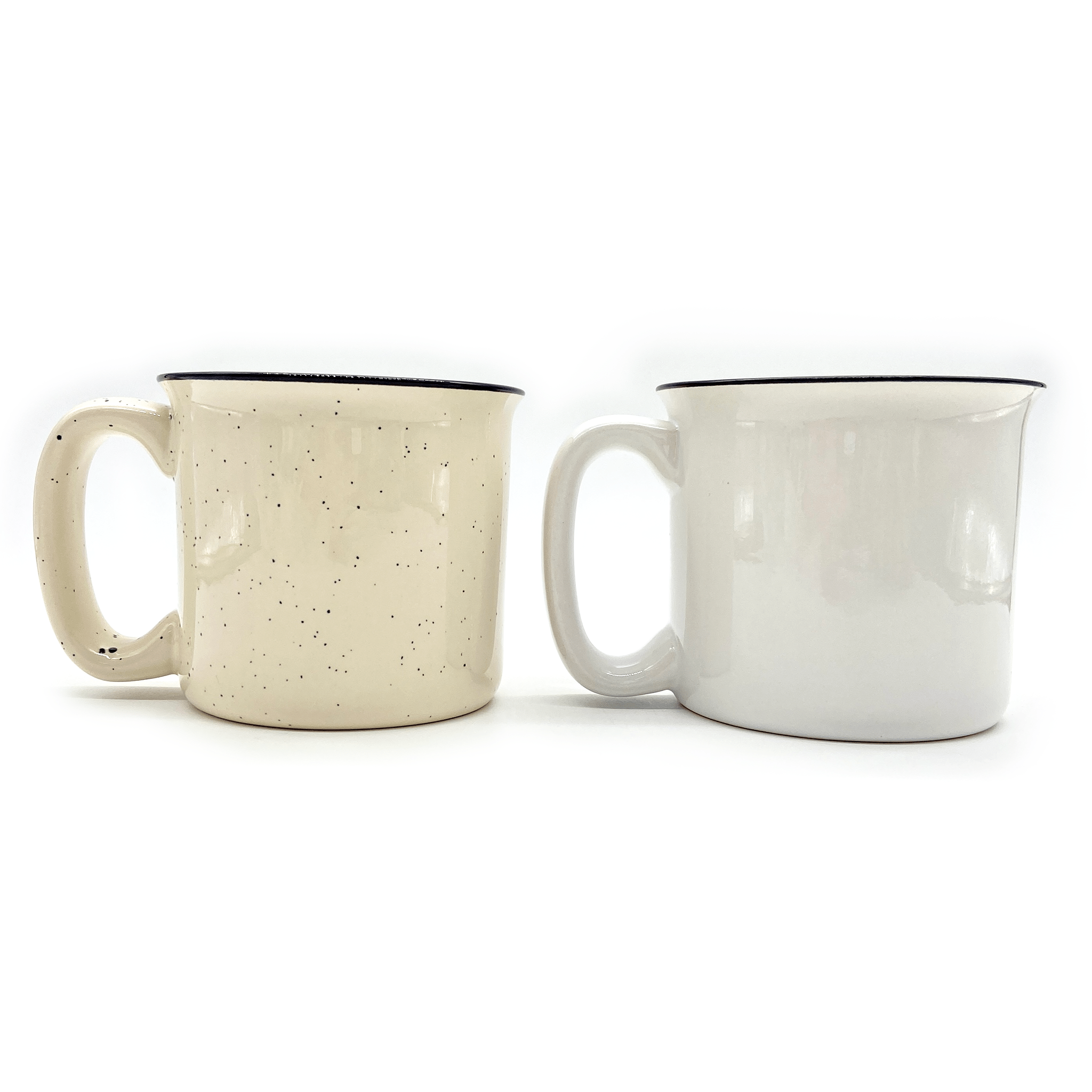 Customizable 13 oz Ceramic Camp Style Mug