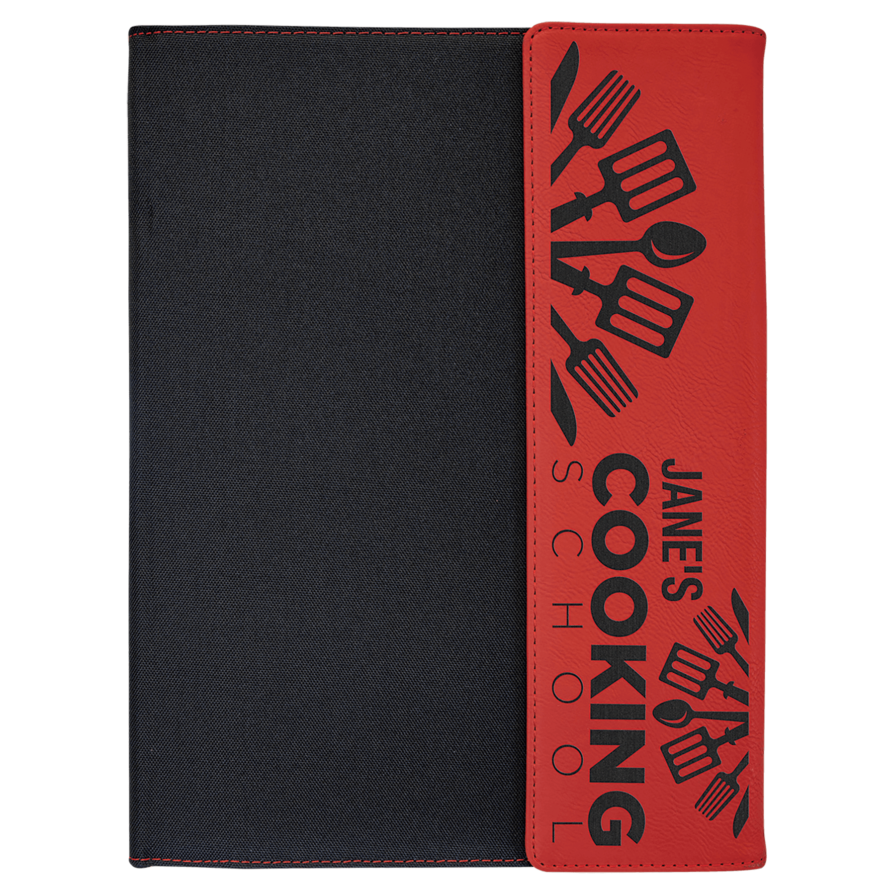 9 1/2" x 12" Canvas Portfolio with Notepad