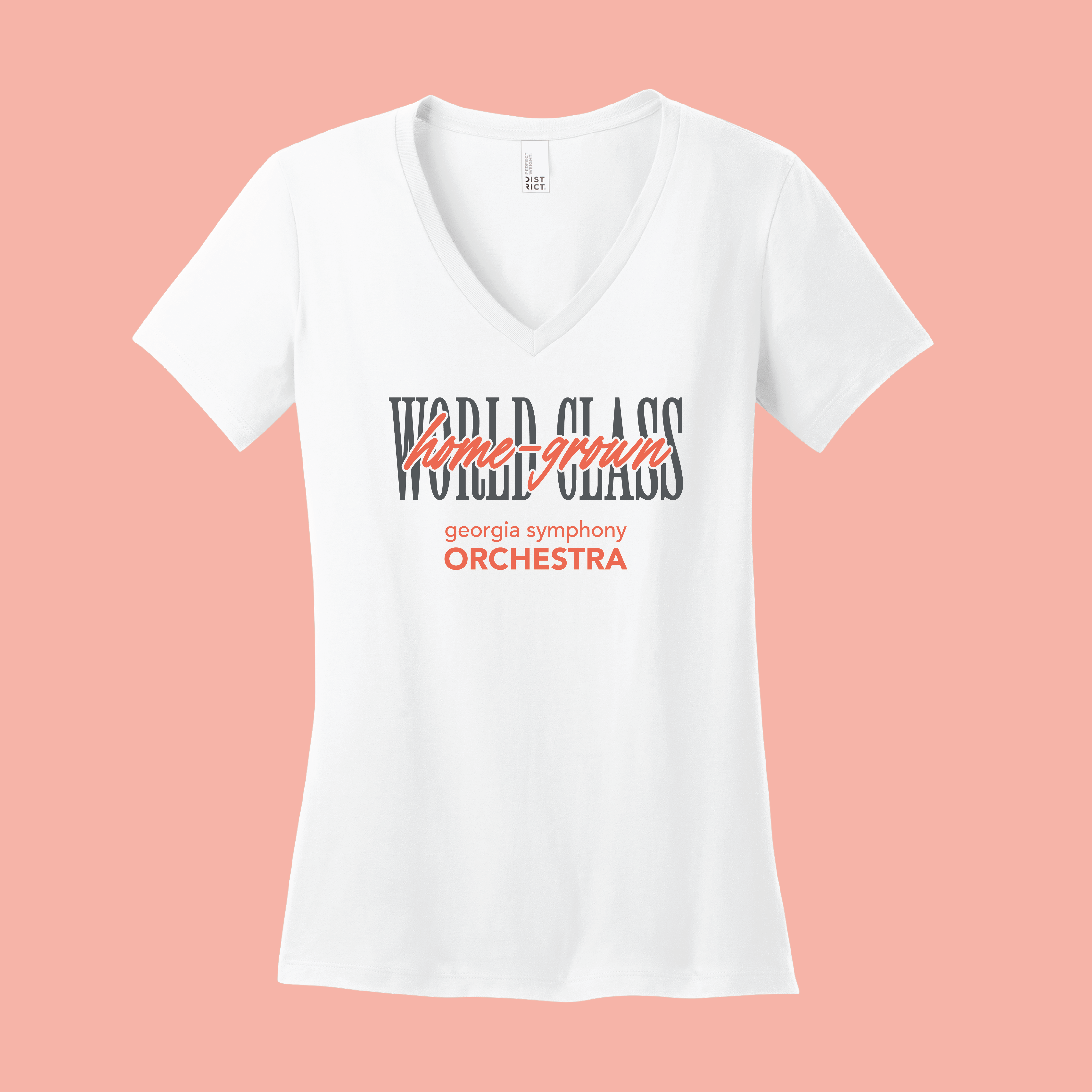 GSO World Class, Home-grown Ladies V-Neck T-shirt
