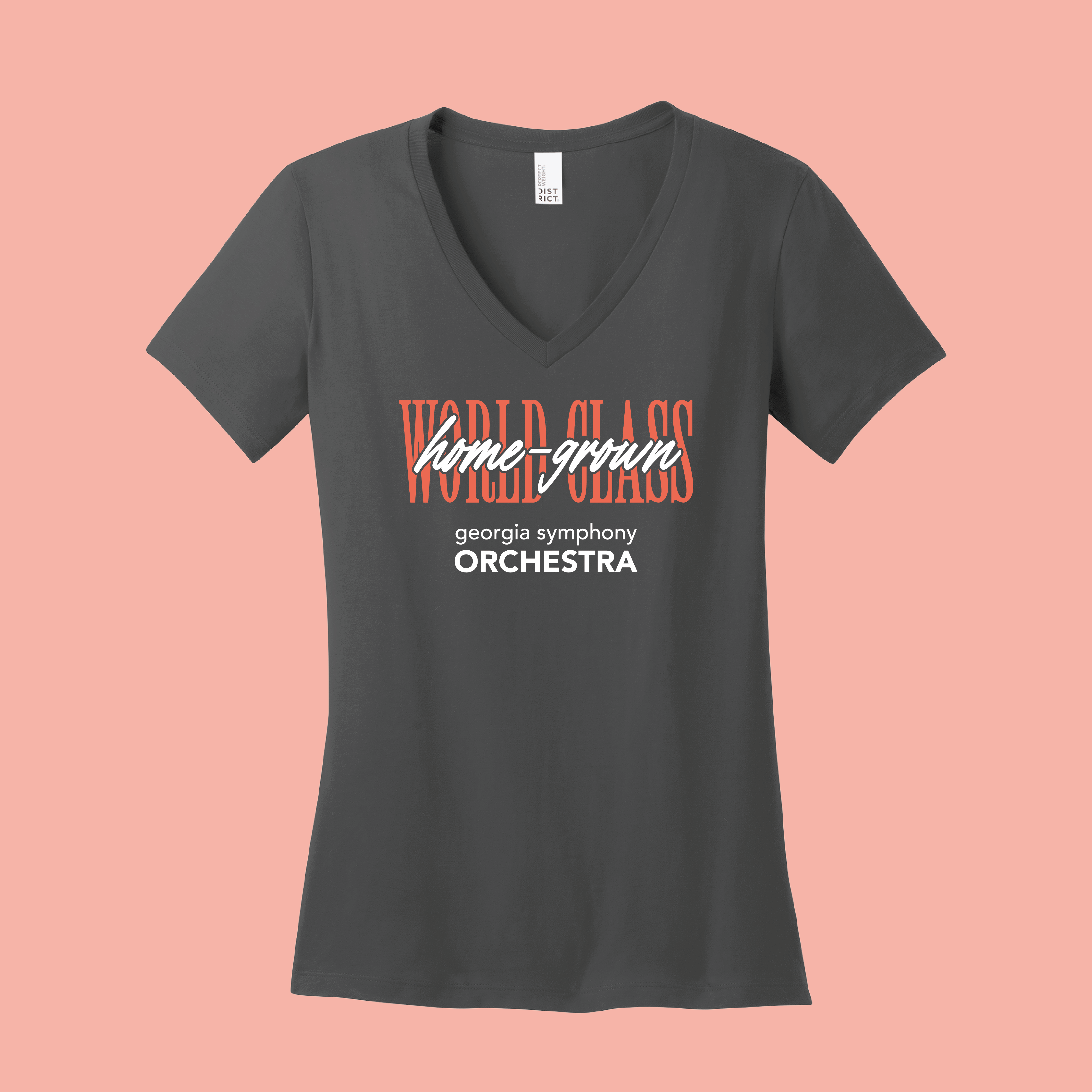 GSO World Class, Home-grown Ladies V-Neck T-shirt