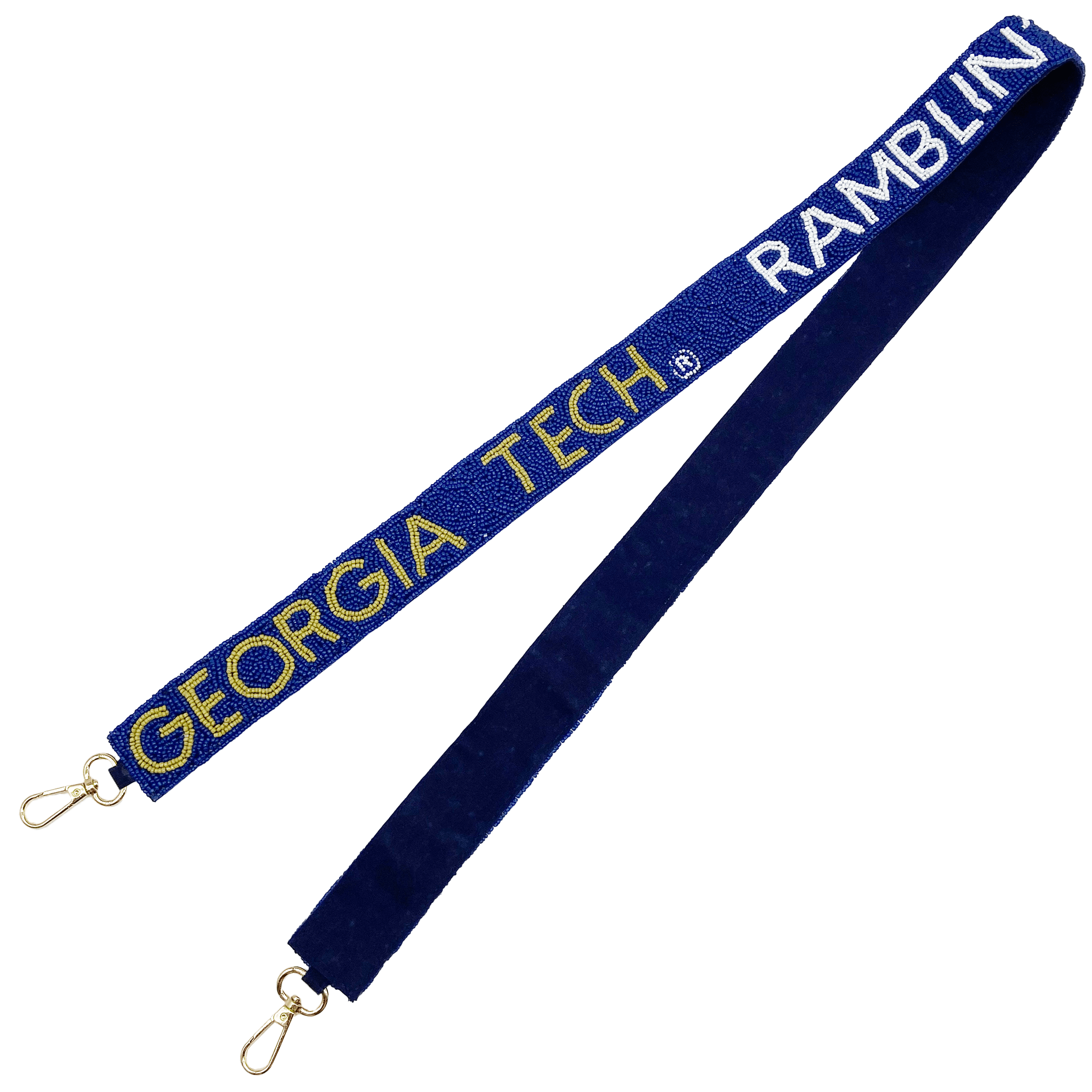 Georgia Tech Beaded Purse Strap