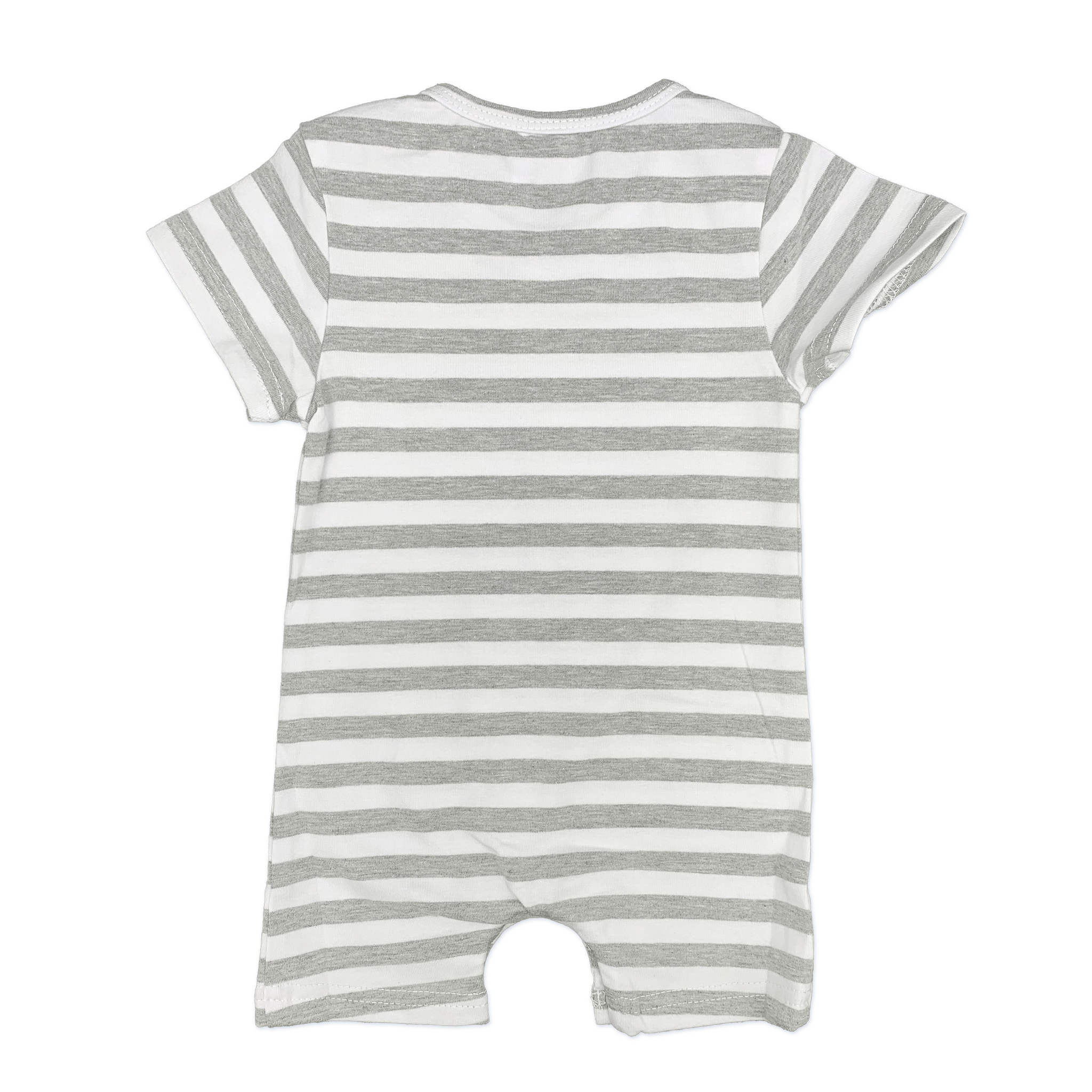 Gray Stripe Cotton Jon Jon