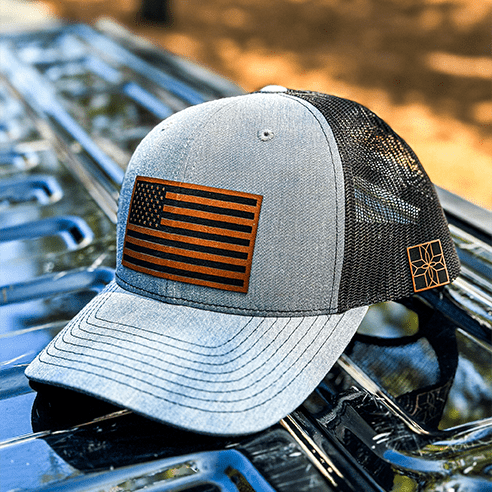 MUST Support Veterans Leather Patch Hat