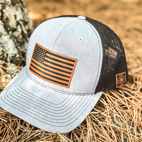 MUST Support Veterans Leather Patch Hat