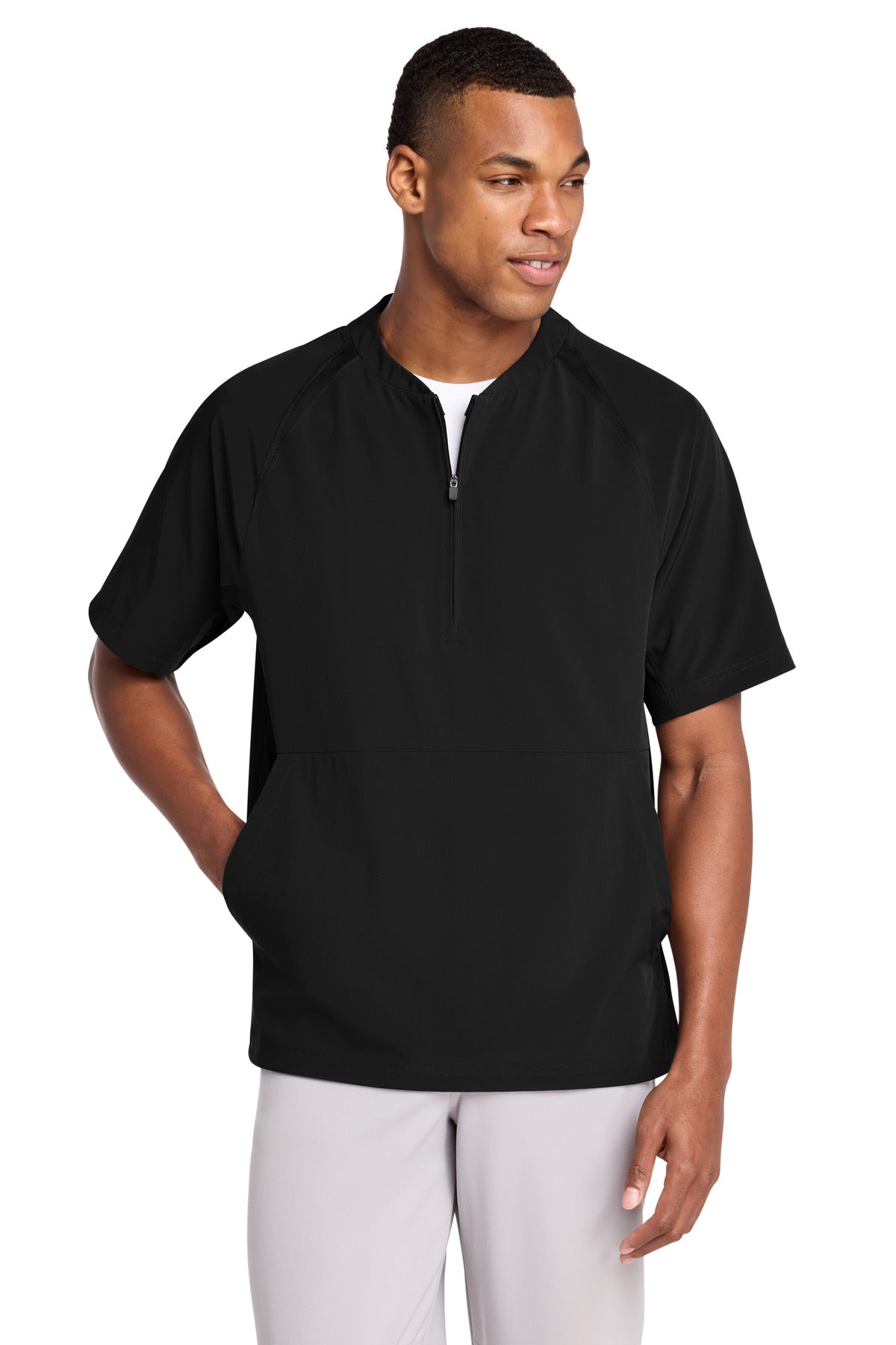 Sport-Tek ®  Repeat 1/2-Zip Short Sleeve Jacket JST489