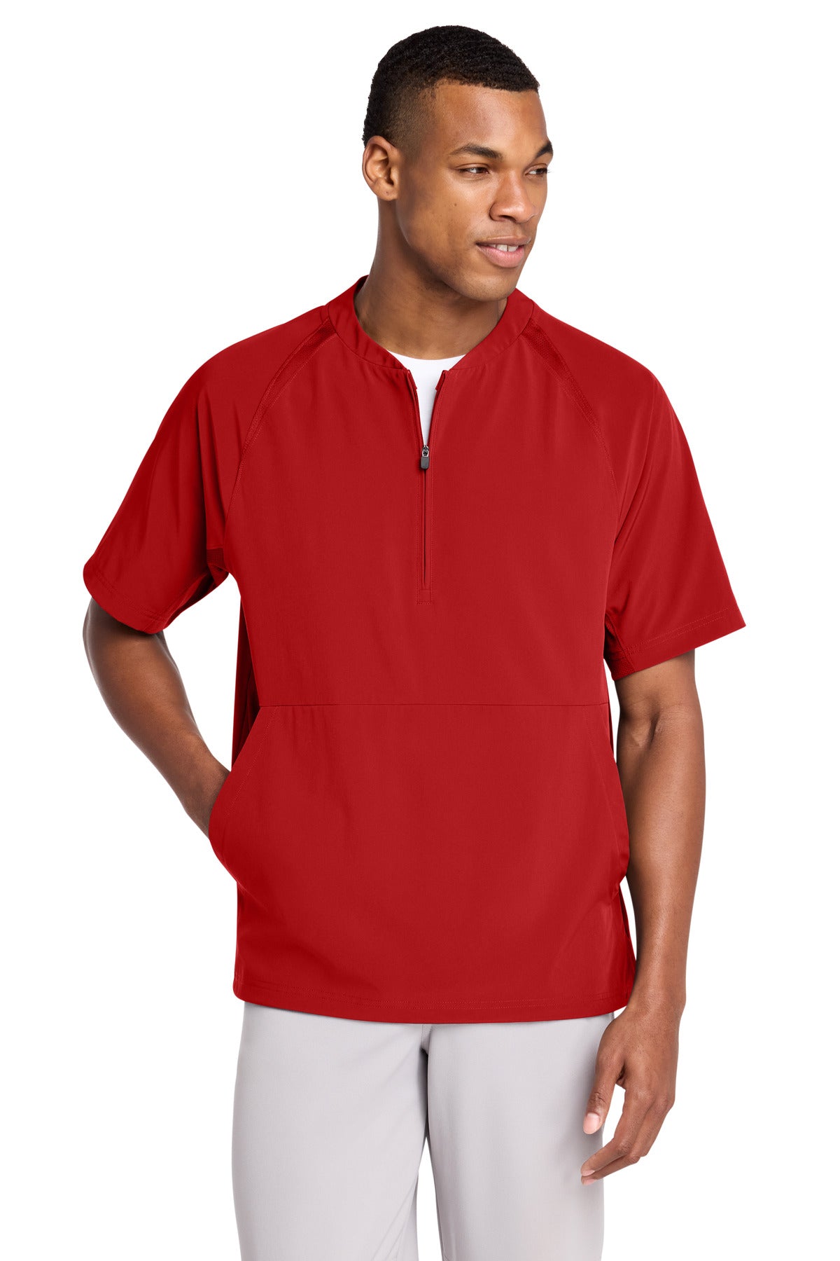 Sport-Tek ®  Repeat 1/2-Zip Short Sleeve Jacket JST489