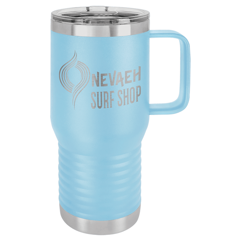 Light Blue Polar Camel 20 oz. Vacuum Insulated Travel Mug with Slider Lid