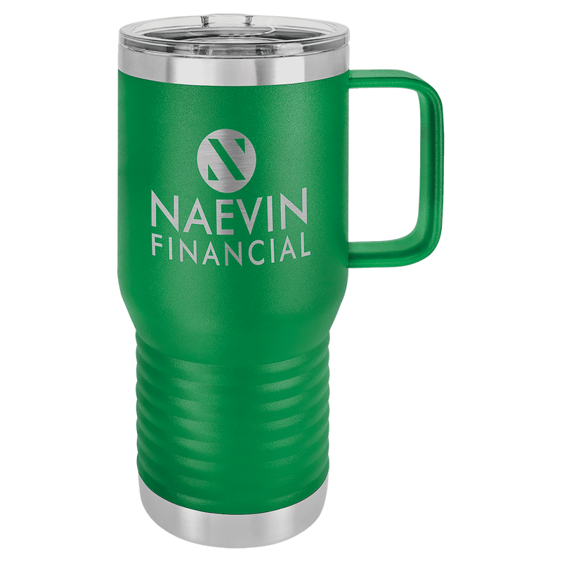 Green Polar Camel 20 oz. Vacuum Insulated Travel Mug with Slider Lid