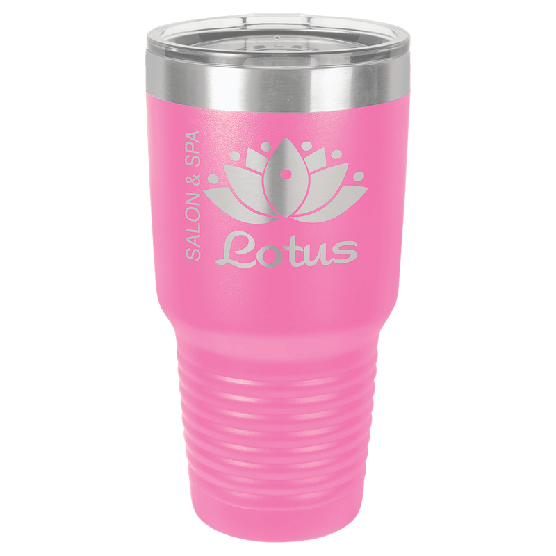 Pink Polar Camel 30 oz. Ringneck Tumbler with Logo Lid