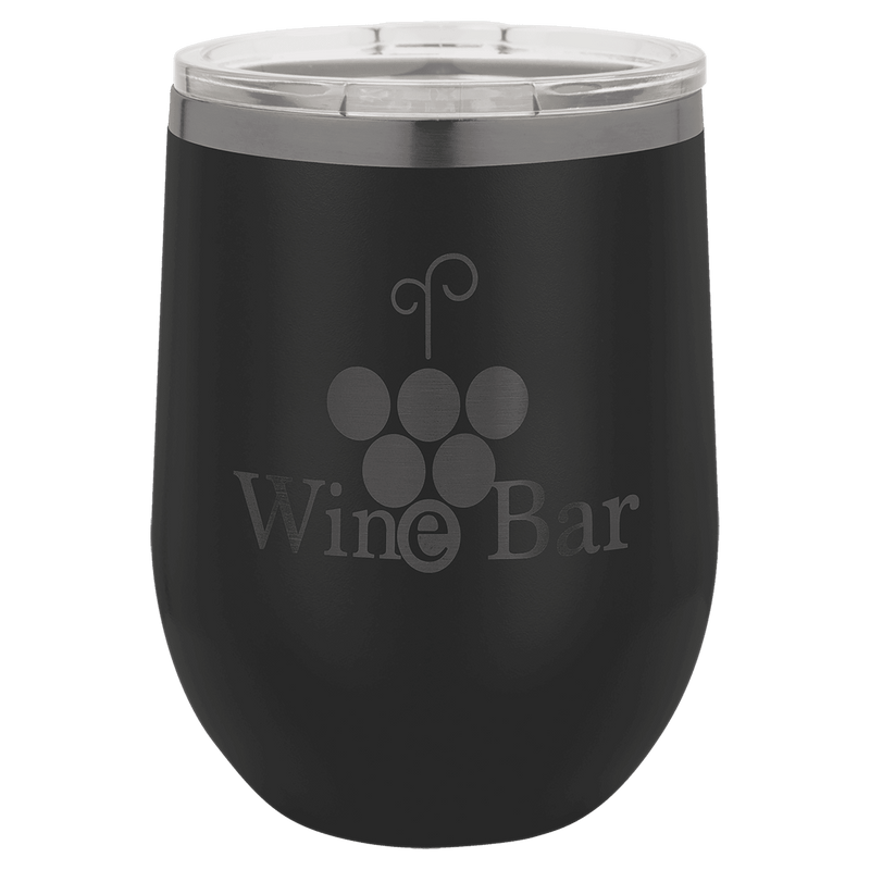 Black Ghost Black Polar Camel 12 oz. Stemless Wine Tumbler