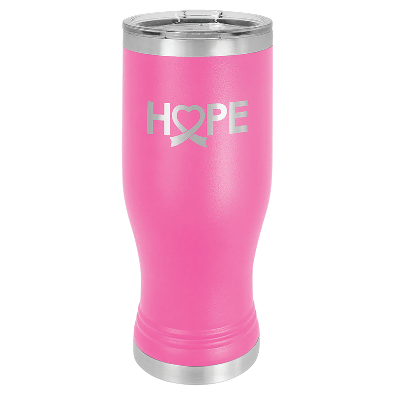 Pink Polar Camel 20 oz Pilsner with Clear Lid