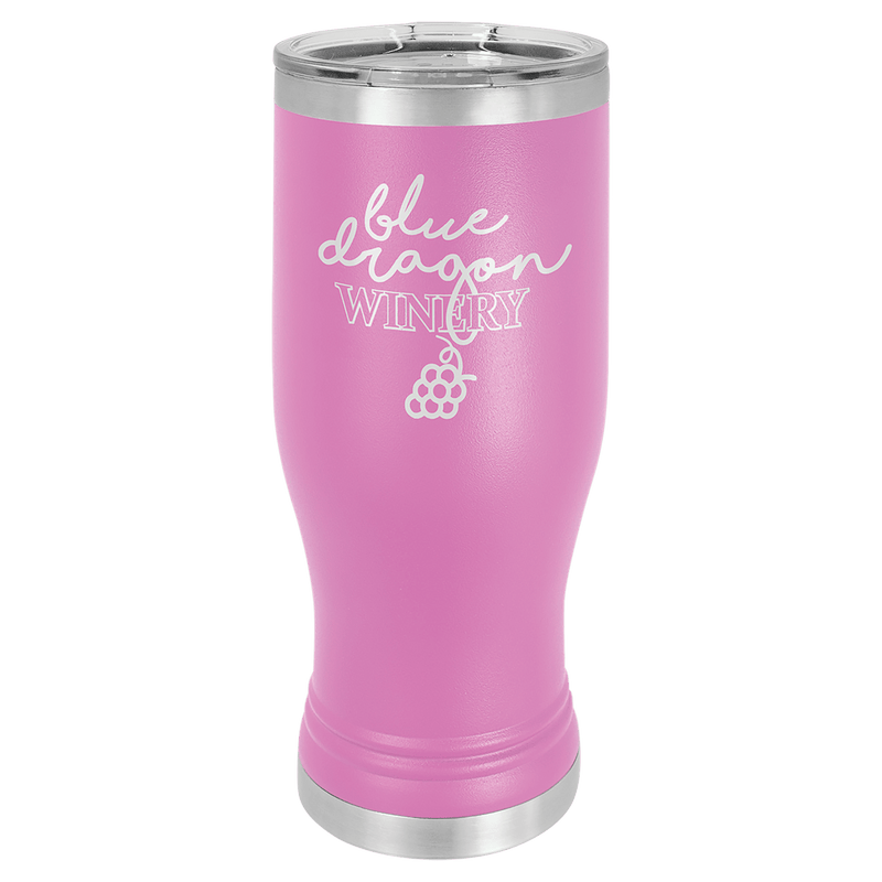 Light Purple Polar Camel 20 oz Pilsner with Clear Lid