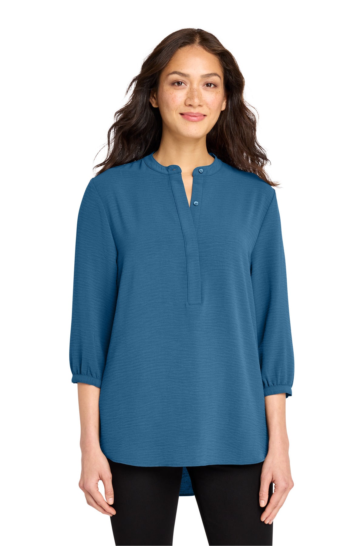 Port Authority ®  Women's 3/4-Sleeve Textured Crepe Tunic LW713