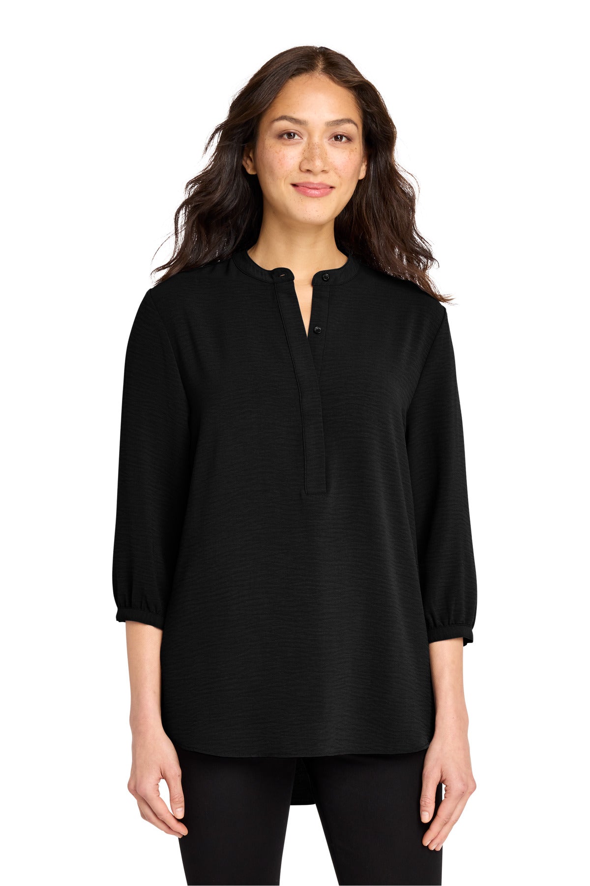 Port Authority ®  Women's 3/4-Sleeve Textured Crepe Tunic LW713