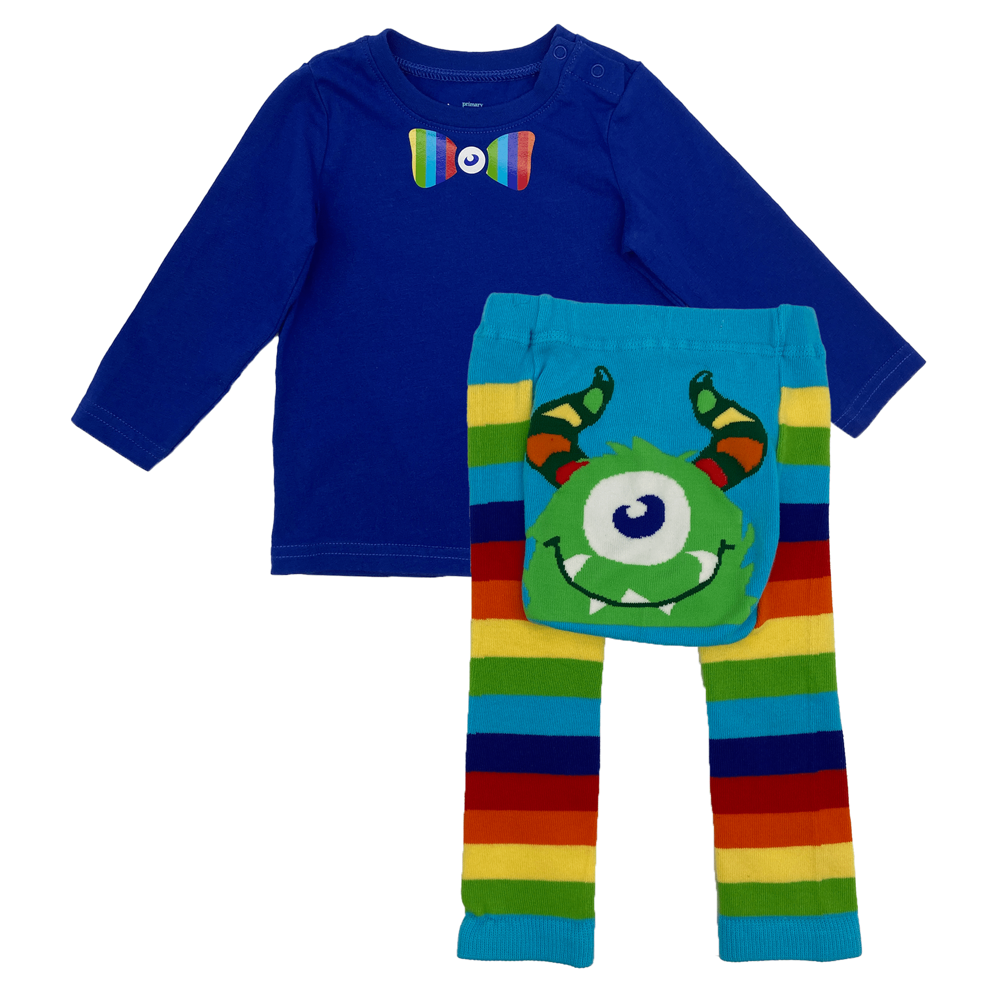 Monster Doodle Pants & Shirt Set