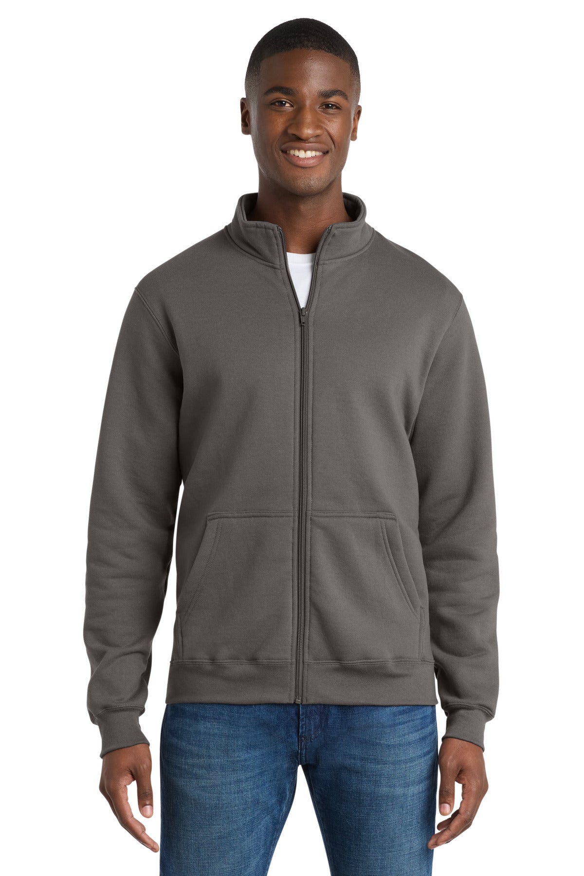 Port & Co ™  Core Fleece Cadet Full-Zip Sweatshirt PC78FZ