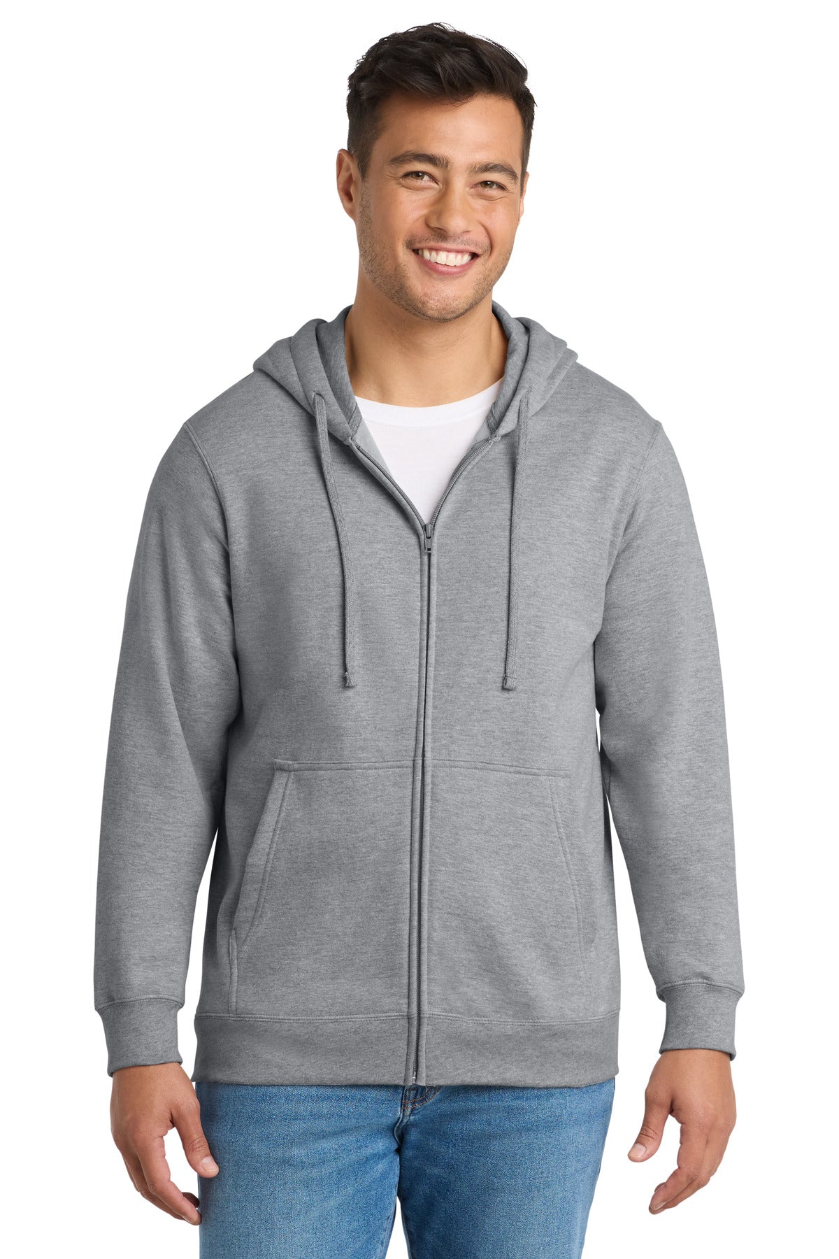 Port & Co ™  Fan Favorite Fleece Full-Zip Hooded Sweatshirt. PC850ZH