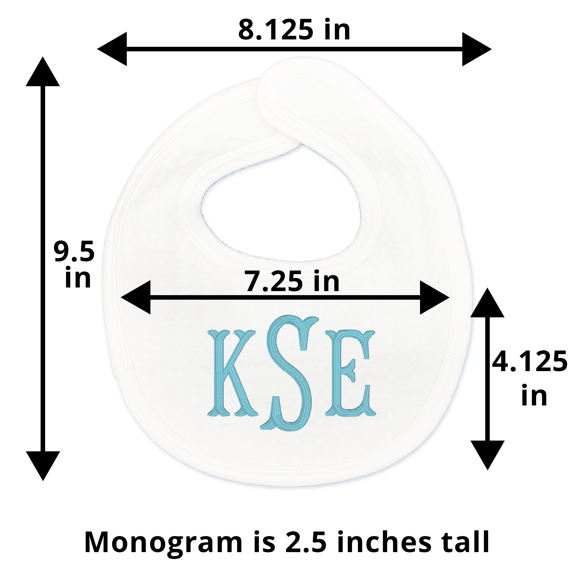 Quilted Soft Cotton Bib