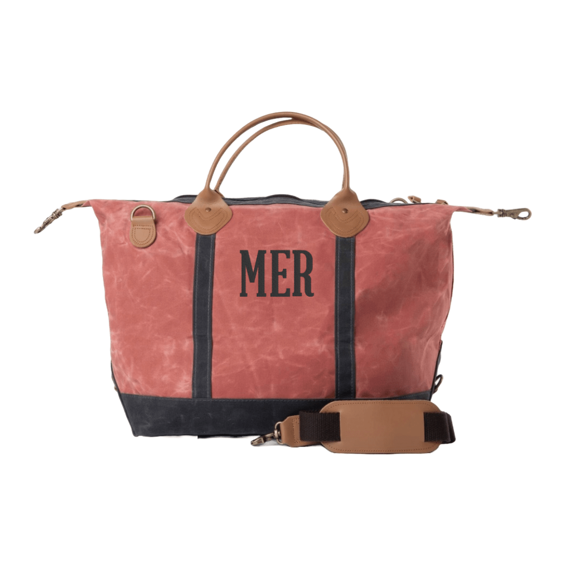 Large Waxed Weekender Bag