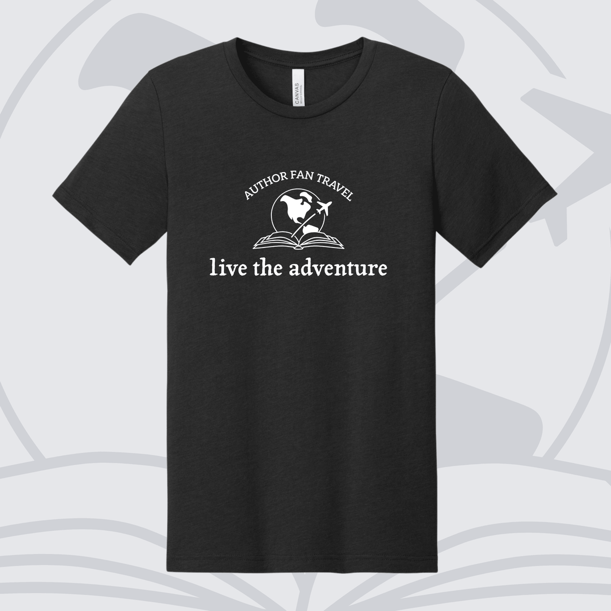 Live the Adventure Author Fan Travel Tee