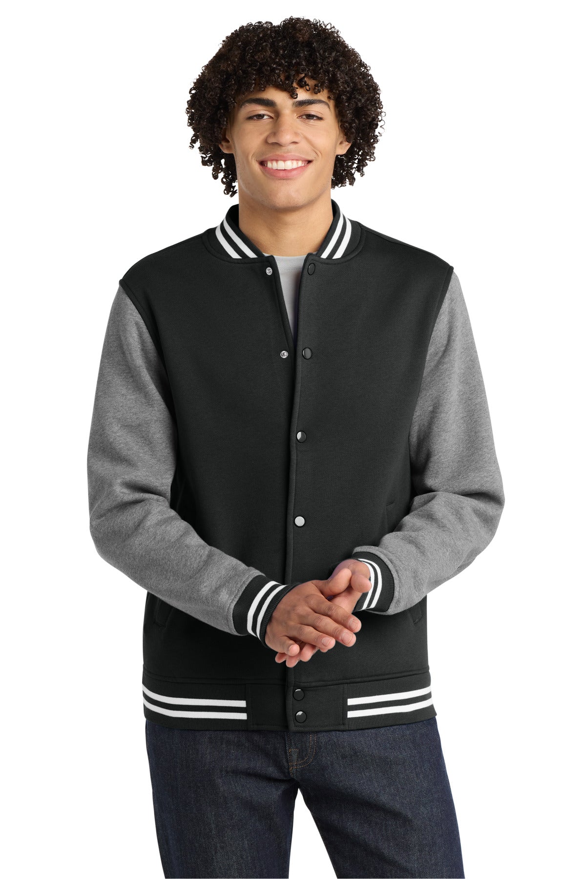 Sport-Tek ®  Fleece Letterman Jacket. ST270