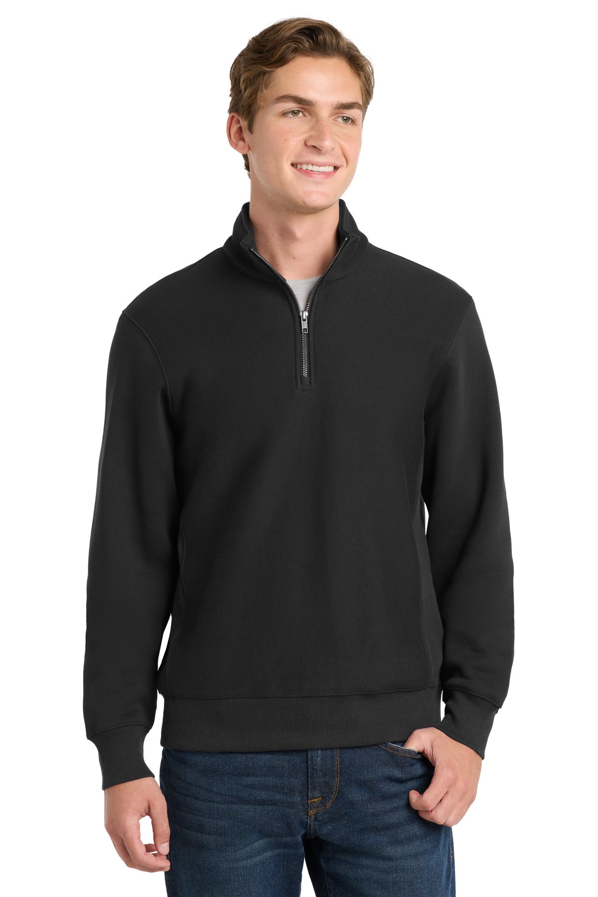 Sport-Tek ®  Super Heavyweight 1/4-Zip Pullover Sweatshirt. ST283