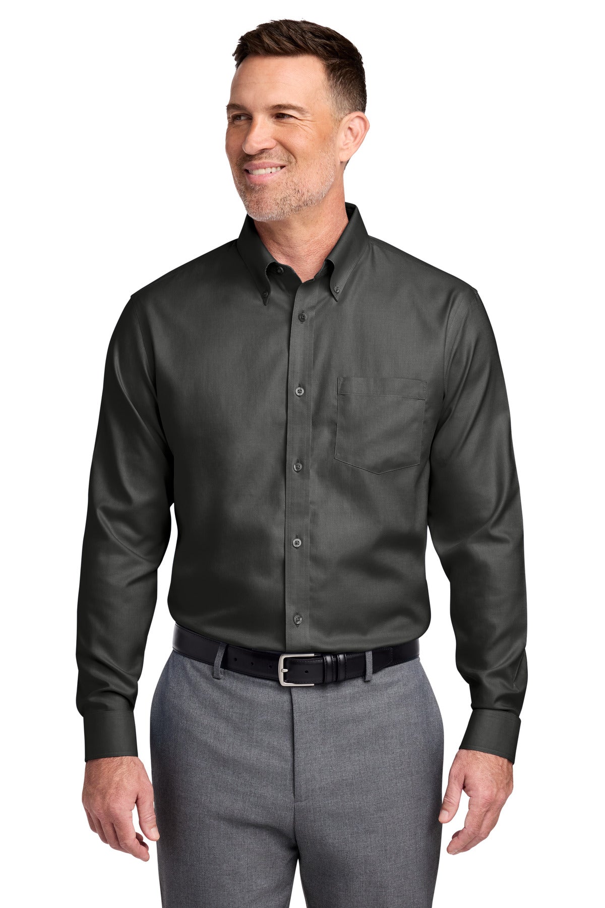 Brooks Brothers ®  Tall Wrinkle-Free Stretch Nailhead Shirt TBB18002