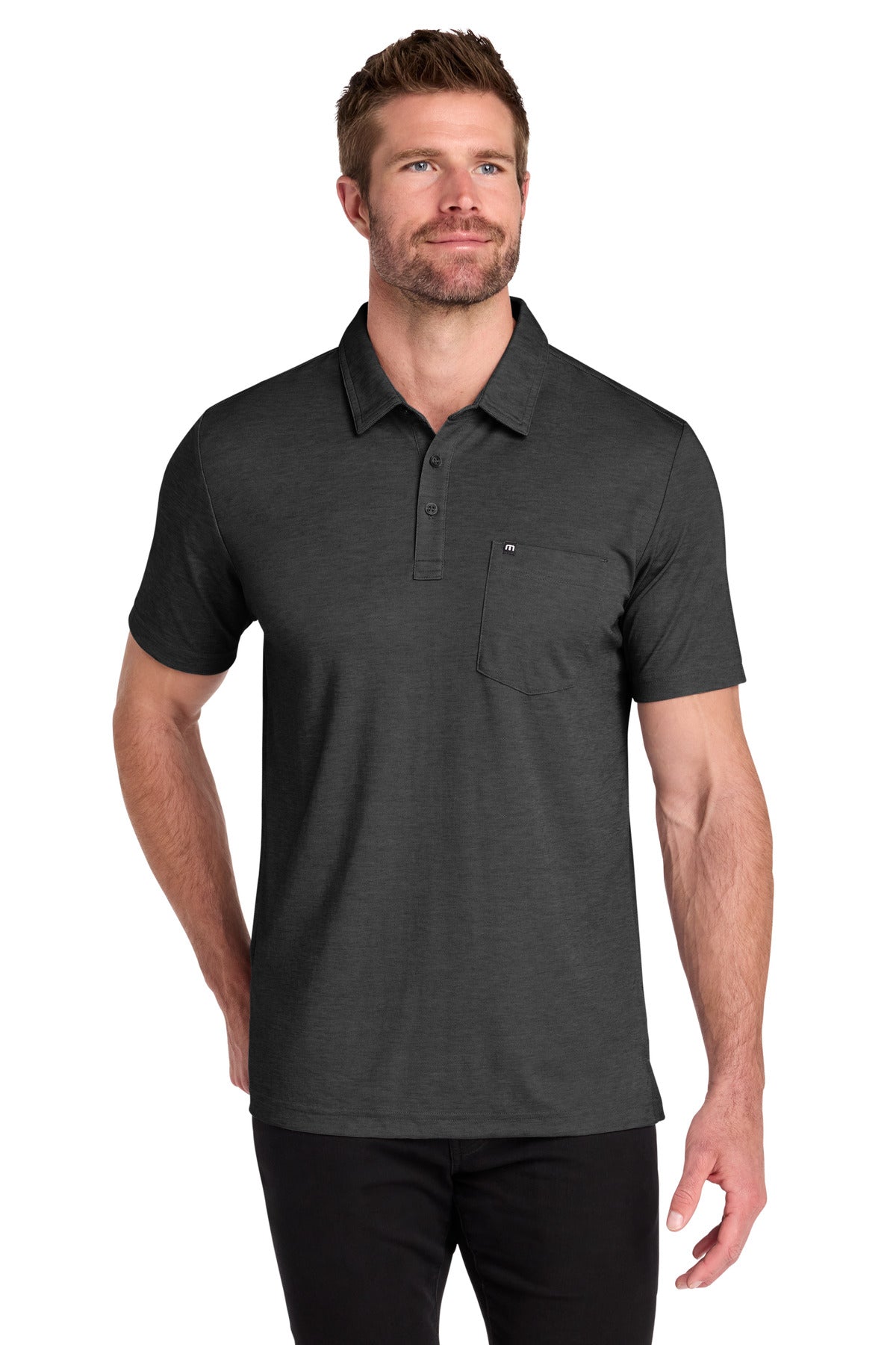 TravisMathew Oceanside Heather Pocket Polo TM1MY404