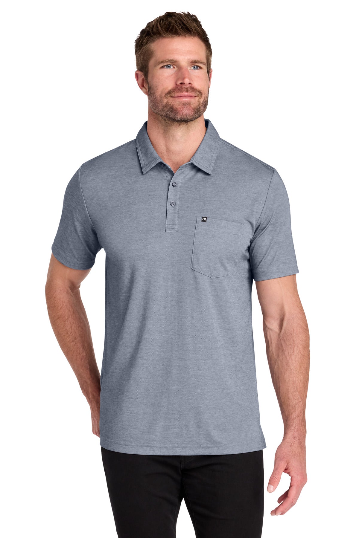 TravisMathew Oceanside Heather Pocket Polo TM1MY404