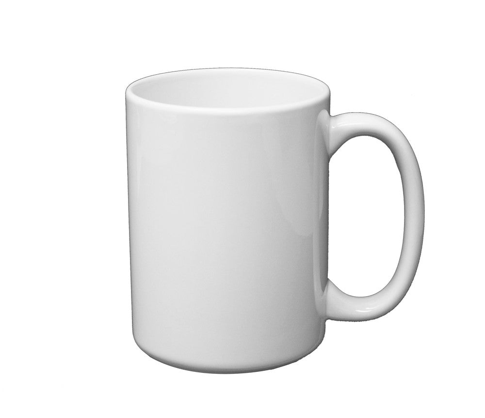 White 15 oz. Ceramic Coffee Mug