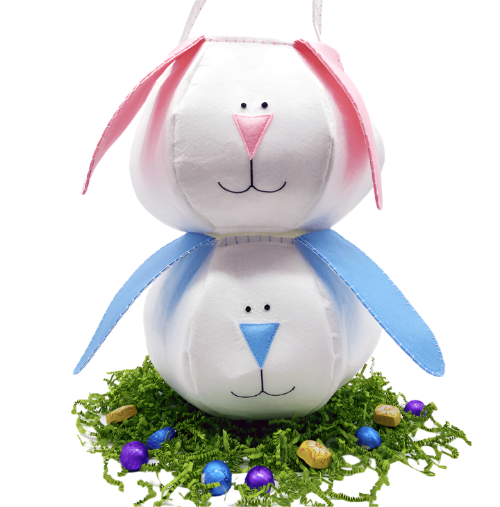 Loppy Eared Easter Bunny Basket