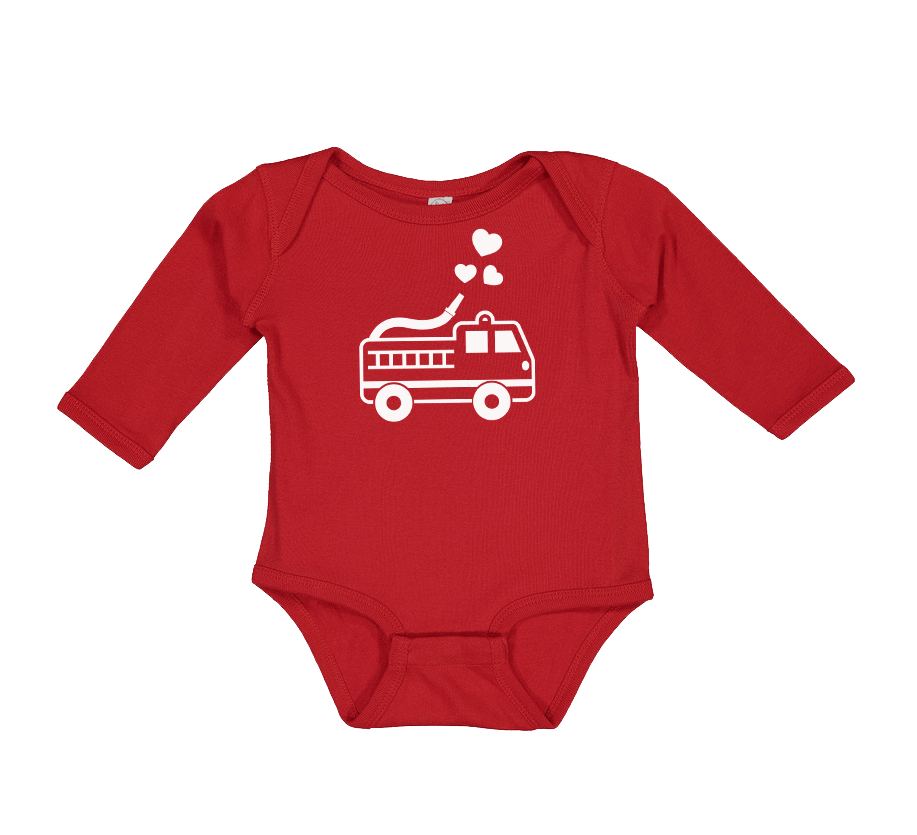 Red Fire Truck Onesie